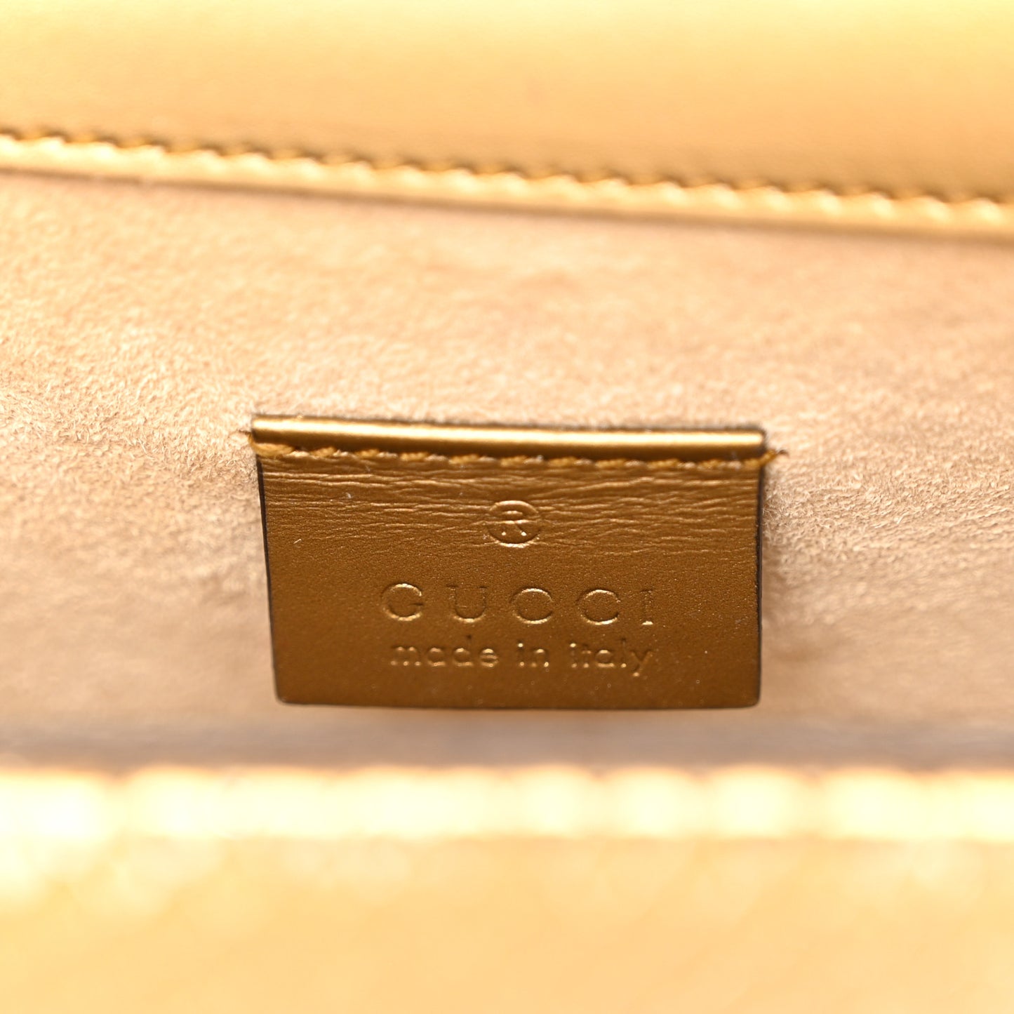 Snakeskin Mini Dionysus Shoulder Bag Gold