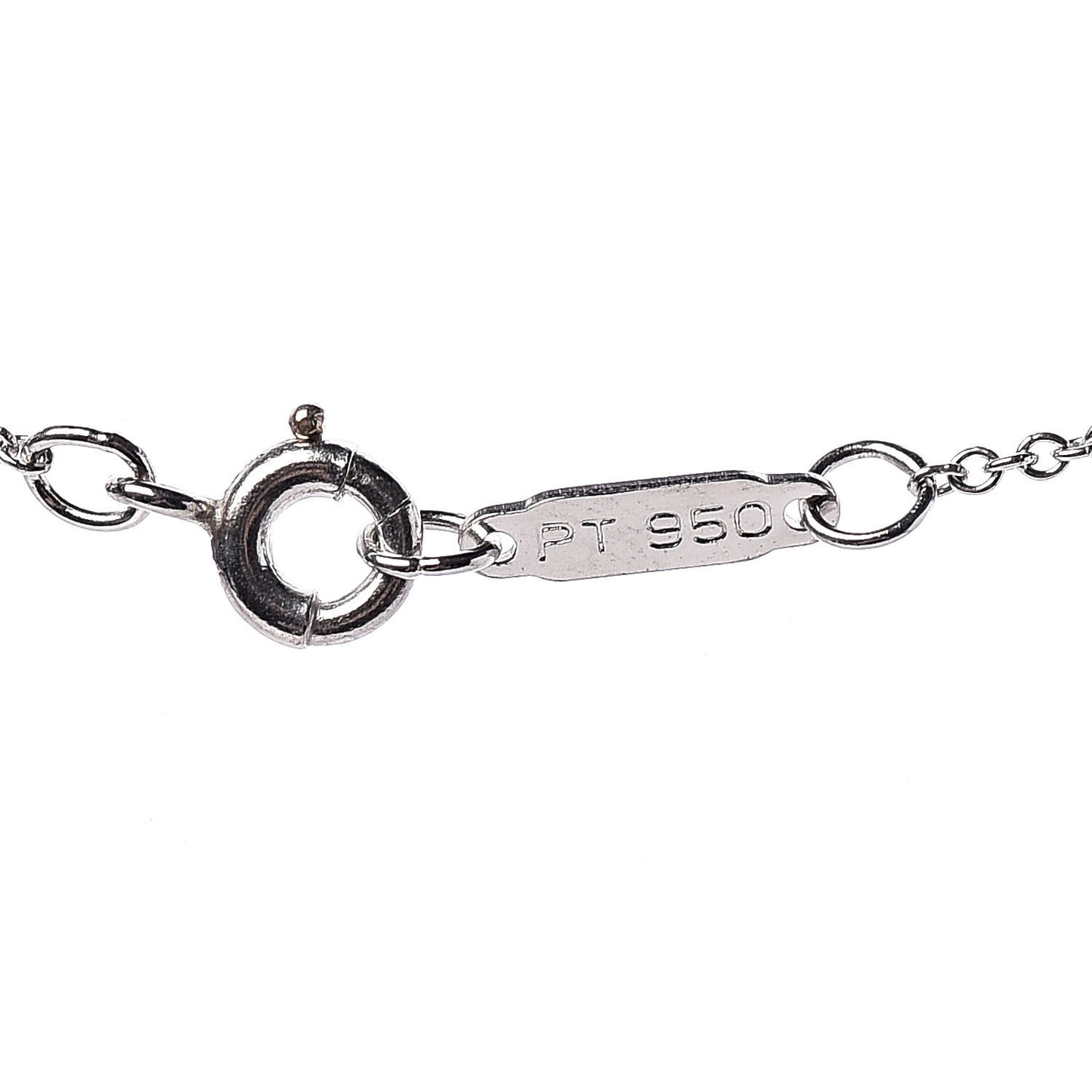 Platinum Diamond Small Cross Pendant Necklace