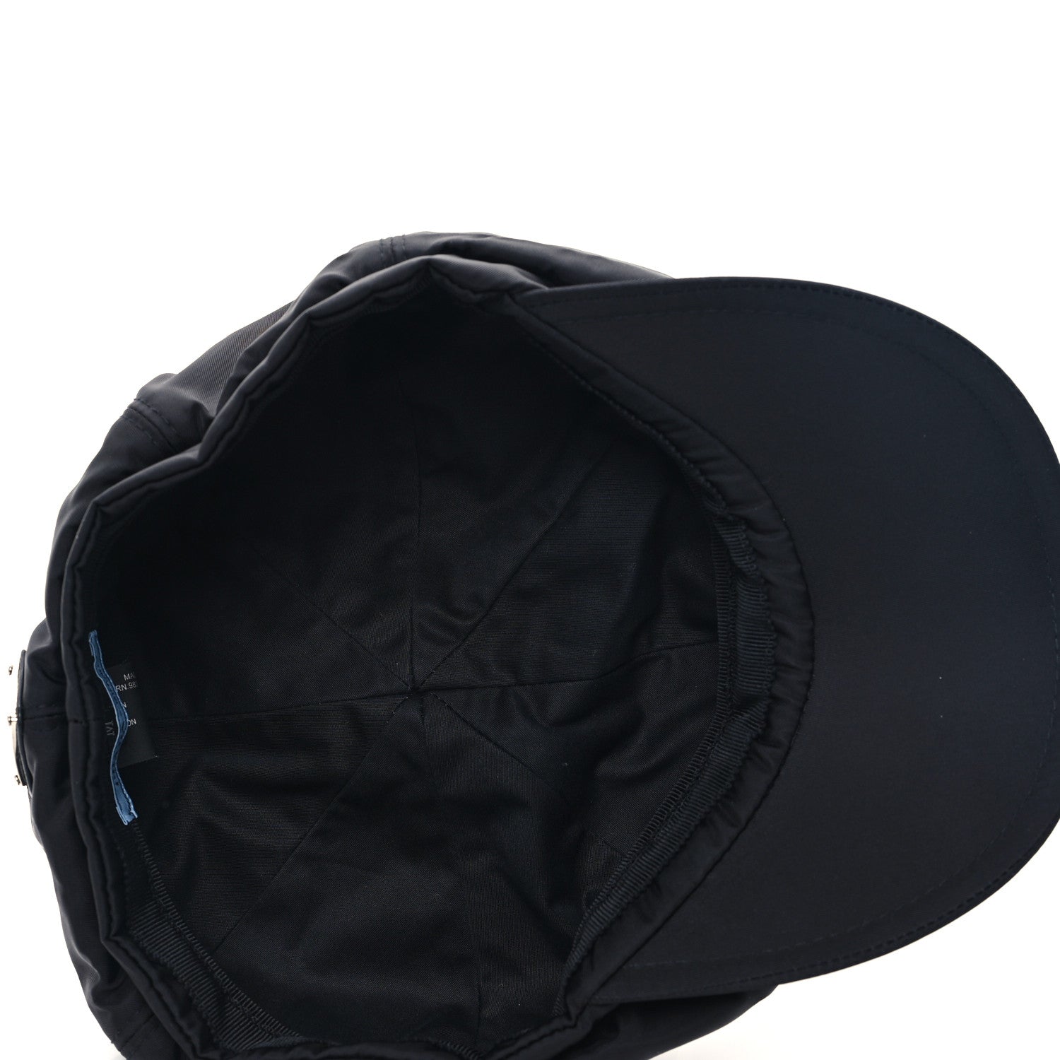 Prada Re-Nylon Newsboy Hat M Black 7 of 8