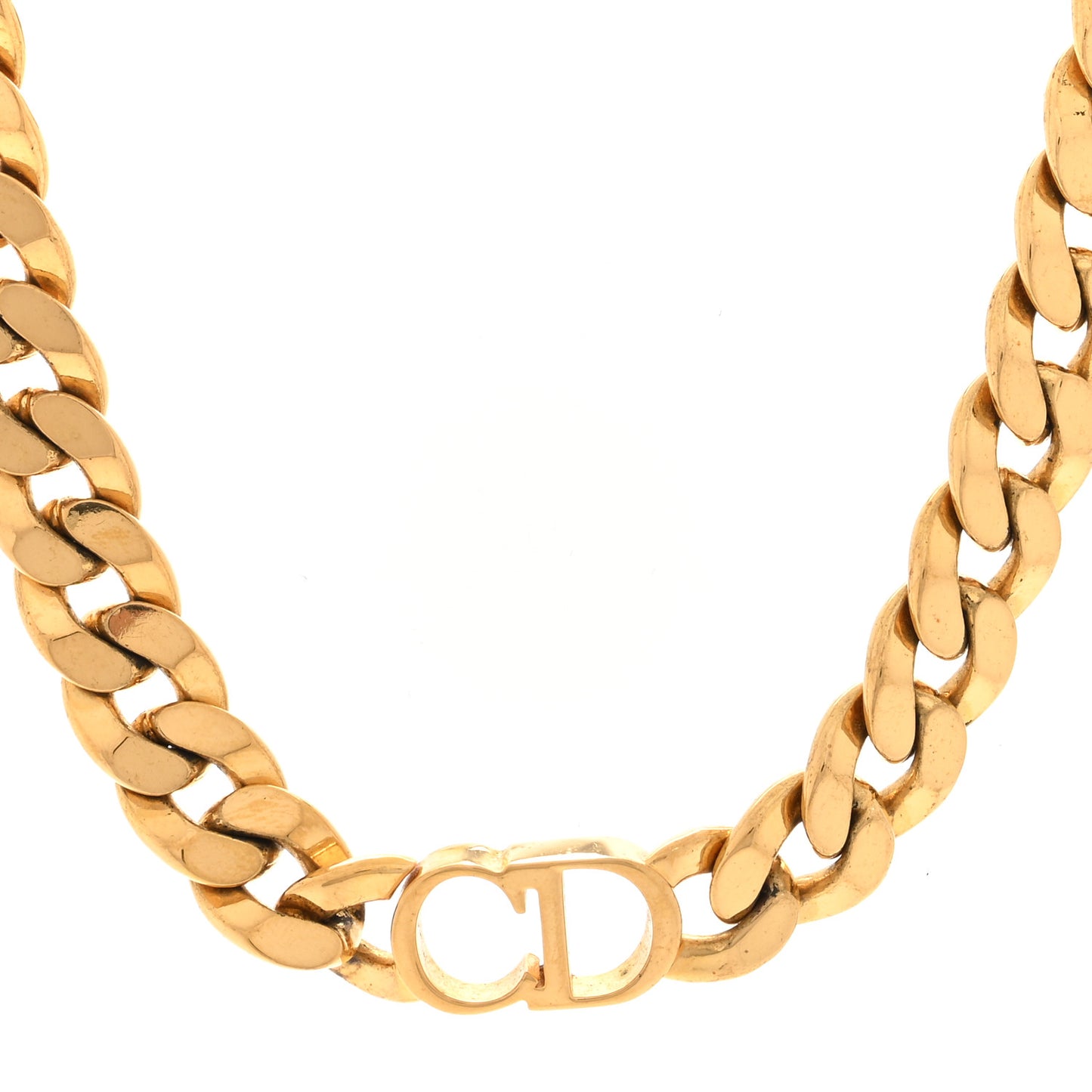 Metal Danseuse Etoile Chain Choker Necklace Gold