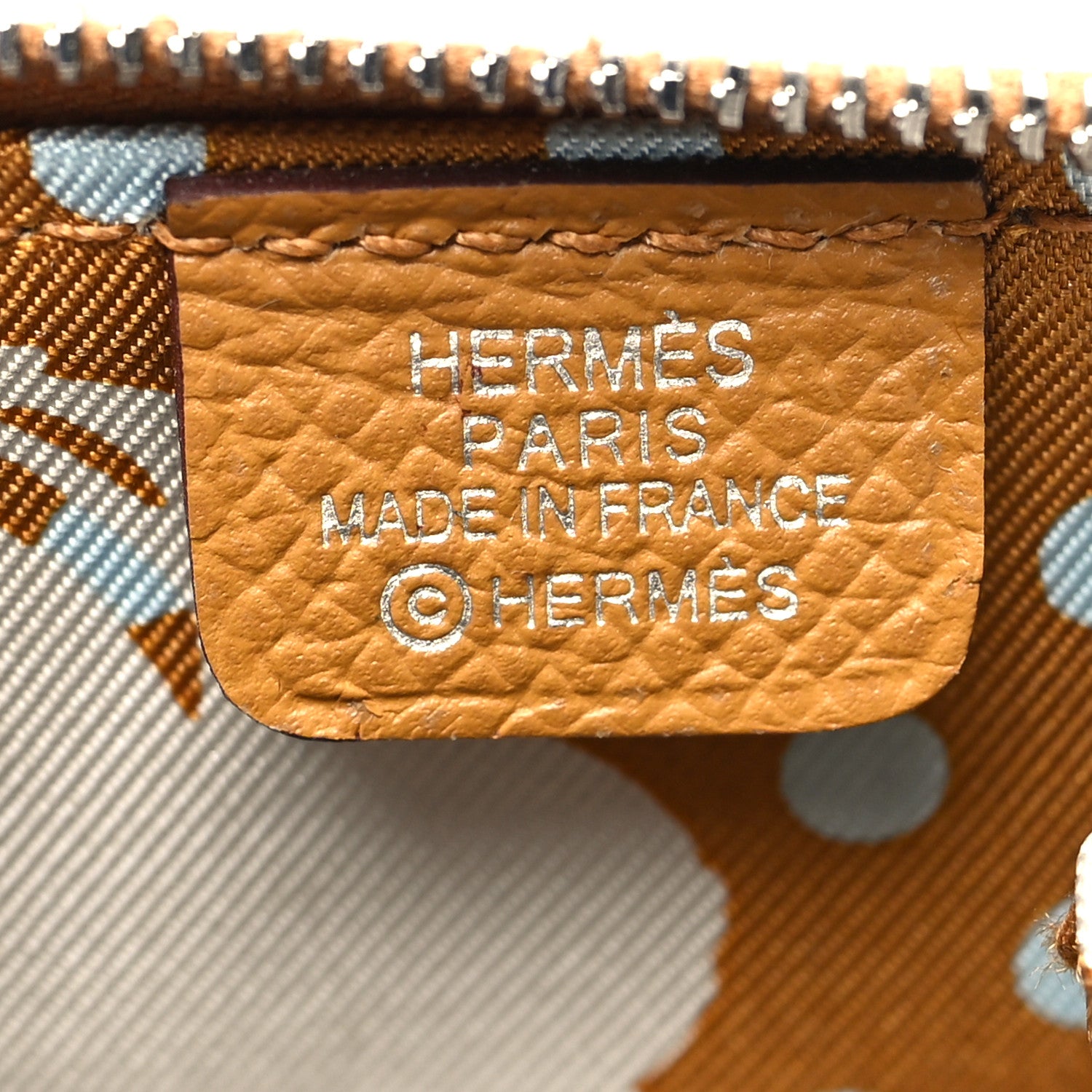 Hermes Epsom Silk'in Coin Purse Sesame 6 of 10