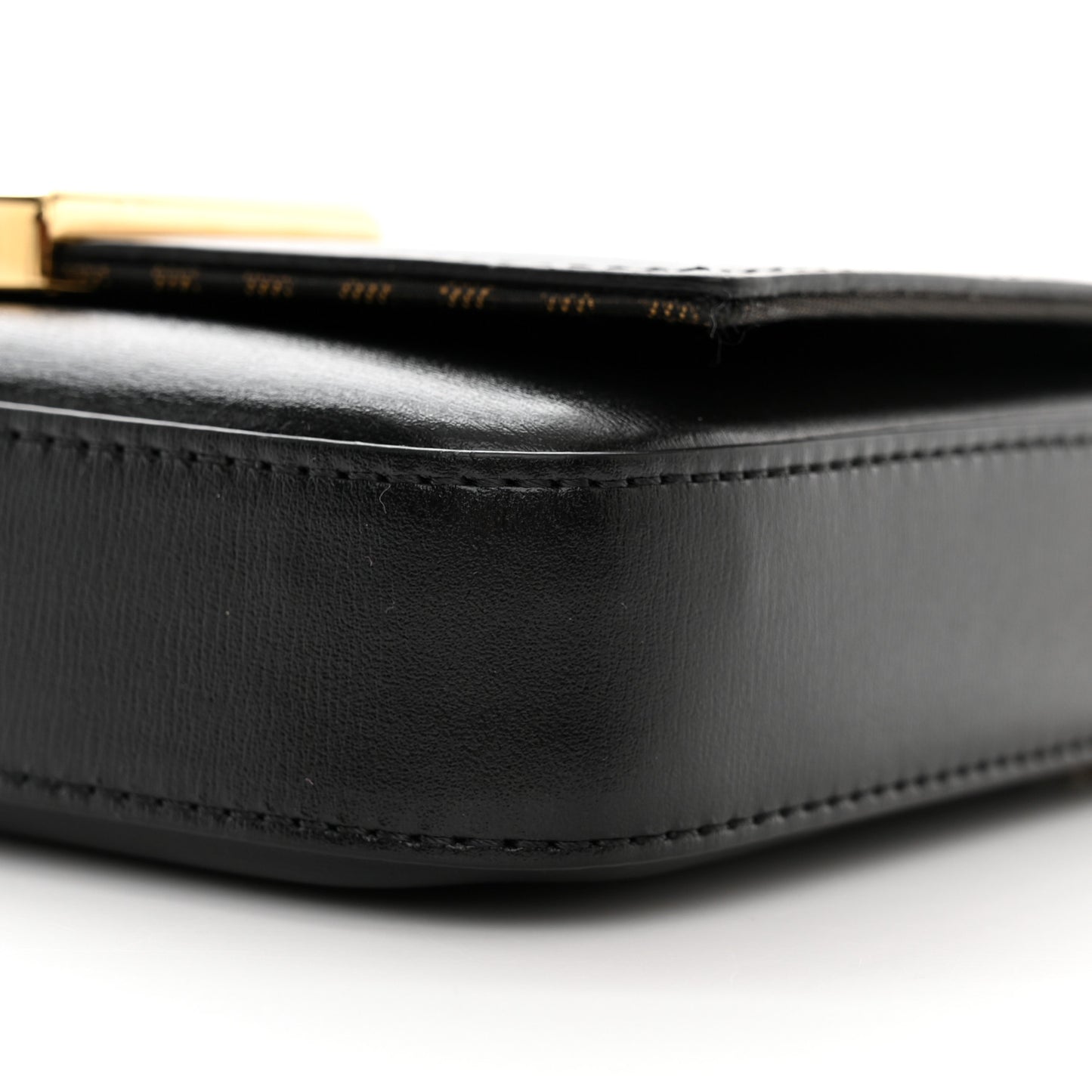 Vitello Palmellato Wallet on Chain with Pouches Black