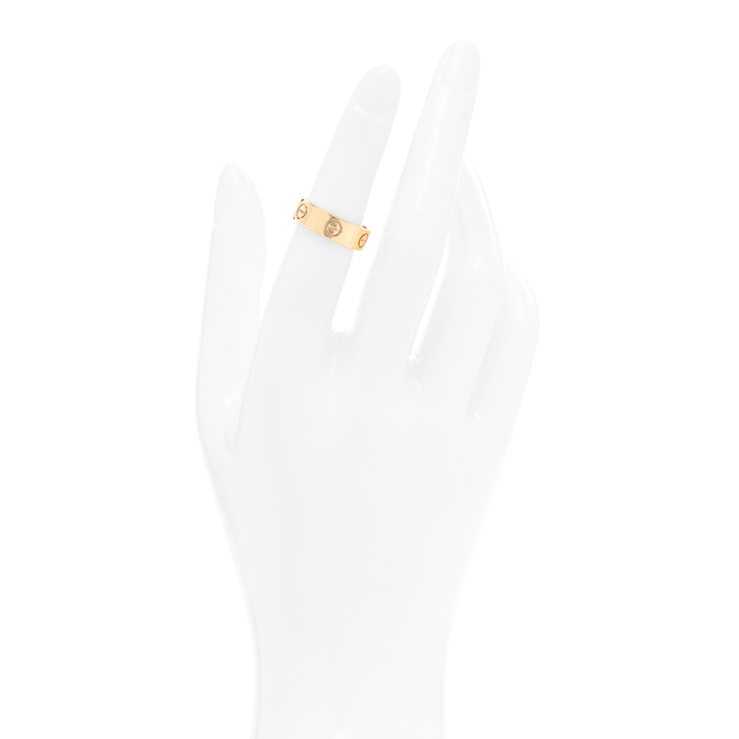 Cartier 18K Yellow Gold 5.5mm LOVE Ring 51 5.75 2 of 5