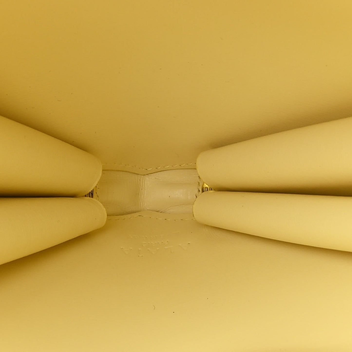 Calfskin Le Coeur Bag Jaune Pale