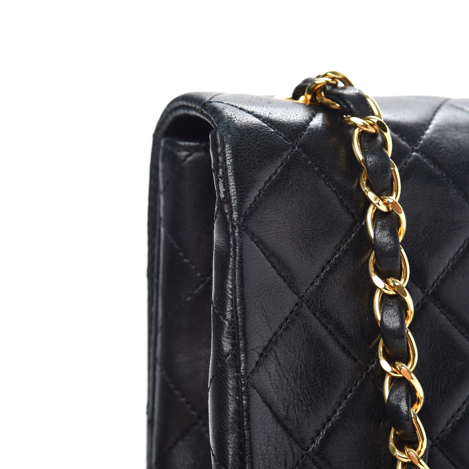 Chanel Lambskin Quilted Small Single Flap Bag Black 11 of 15
