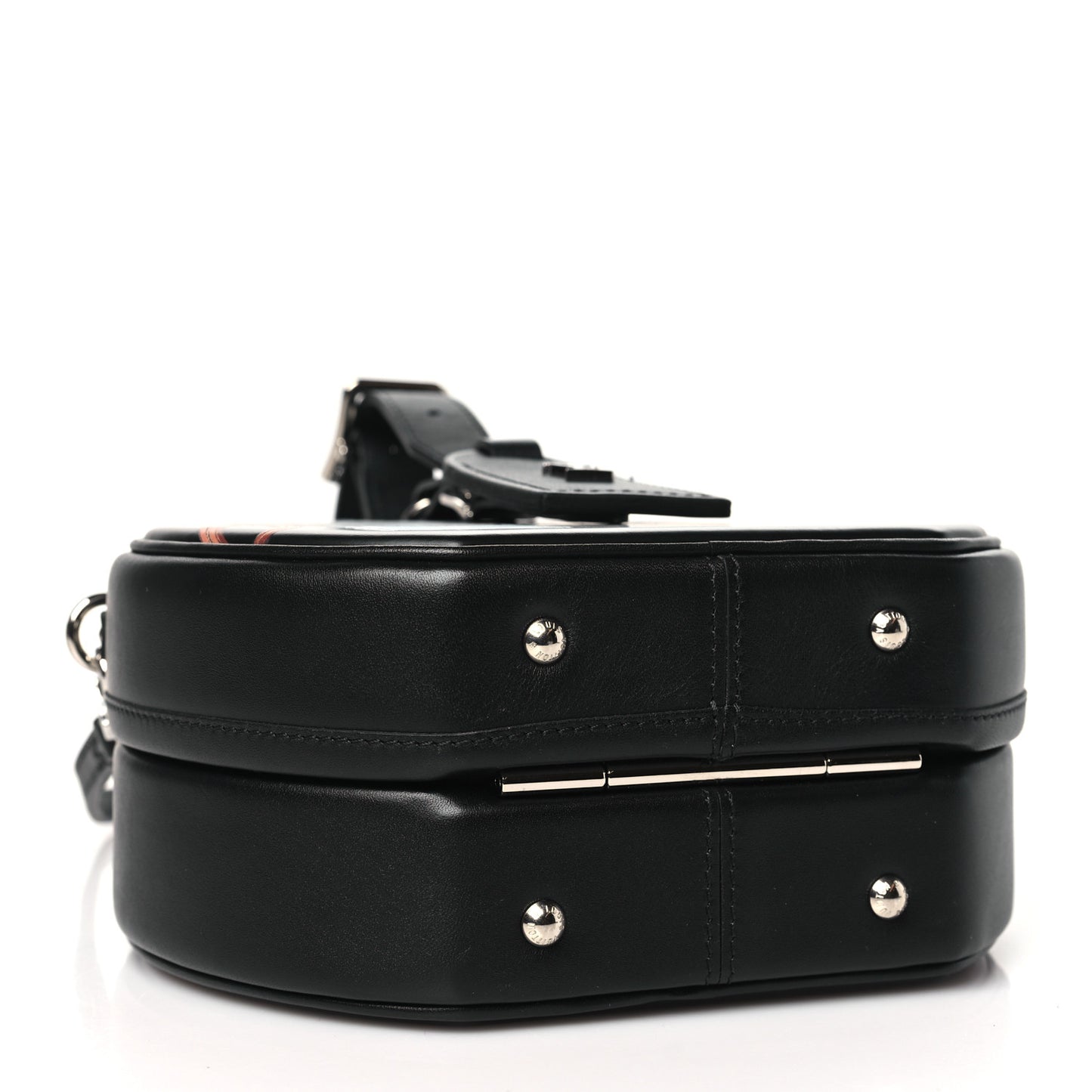 Calfskin Vintage Stickers Petite Boite Chapeau Black