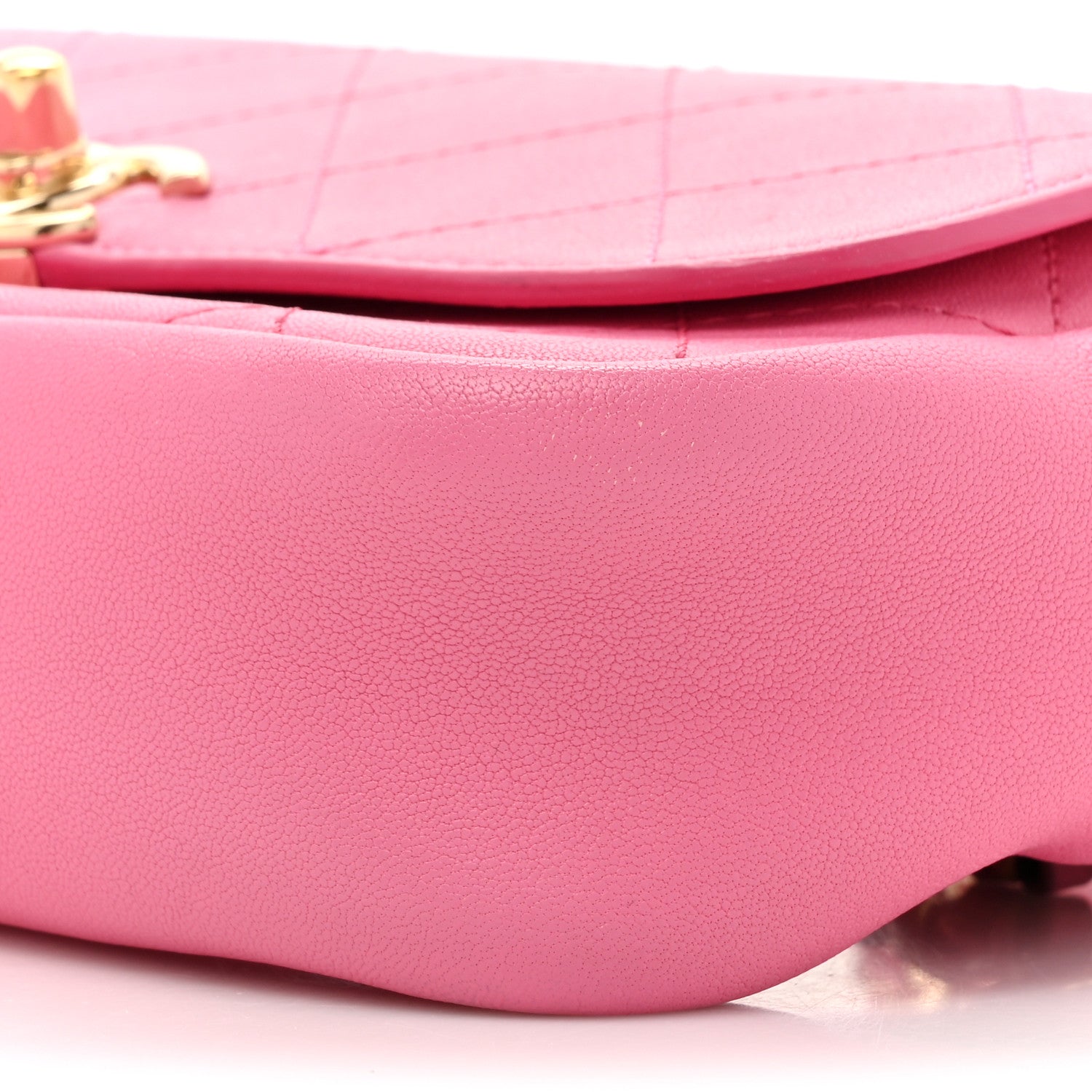 Chanel Goatksin Quilted Casual Trip Waist Bag Pink 9 of 17