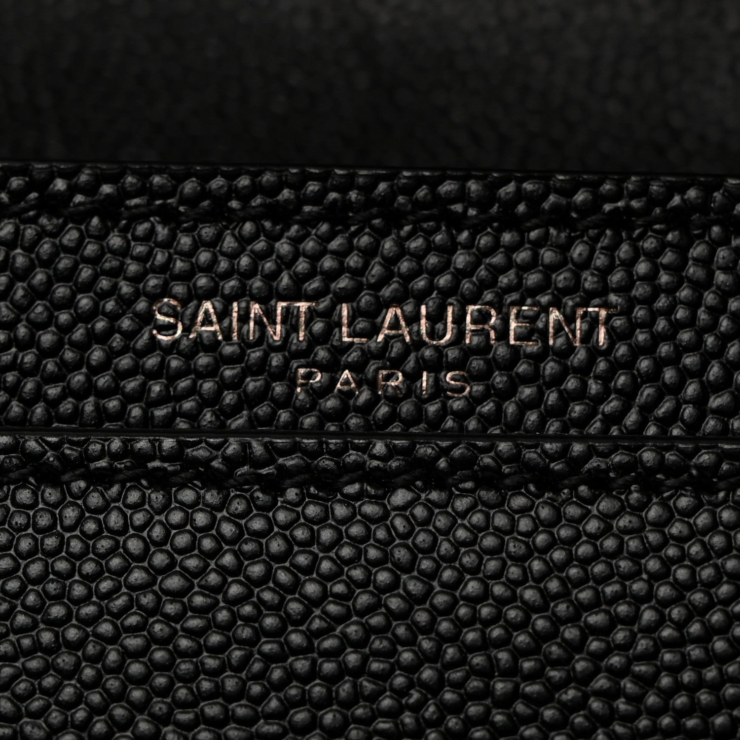 Saint Laurent Grain De Poudre Monogram Cassandra Clasp Bag Black 8 of 11
