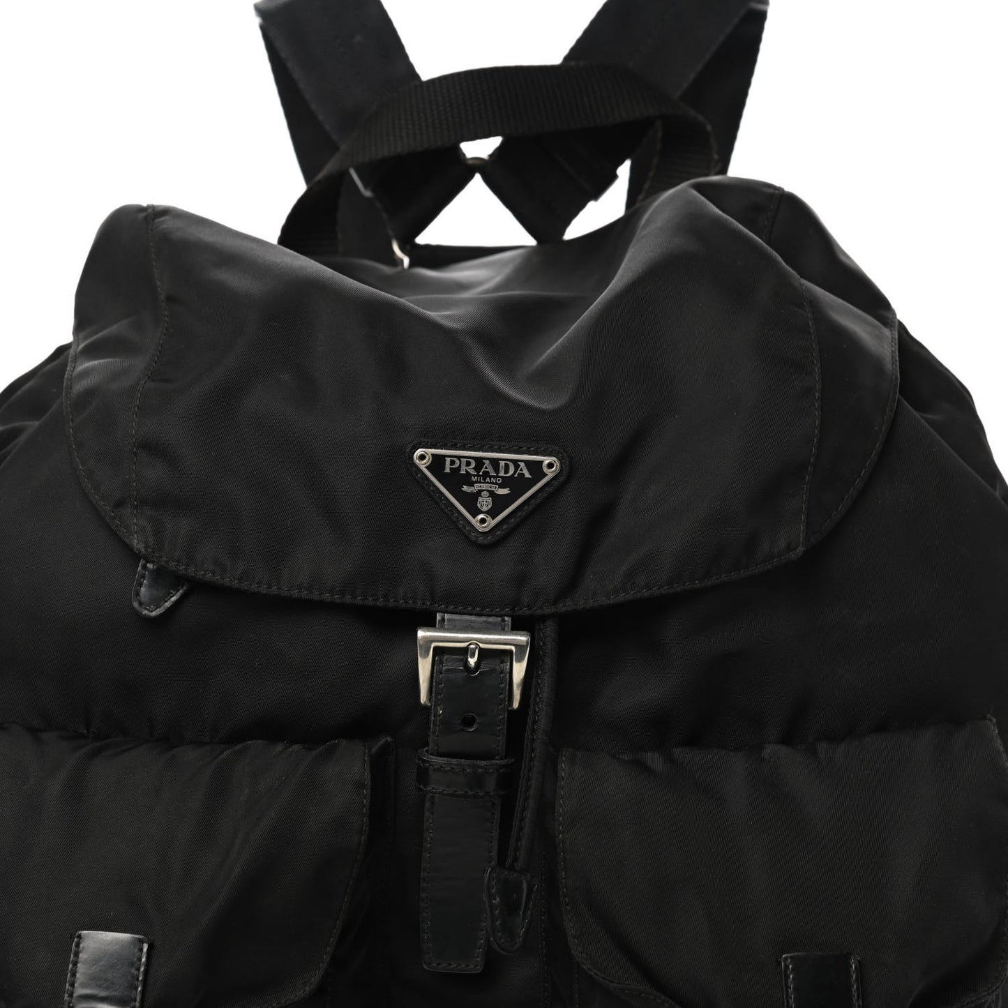 Nylon Vela Medium Backpack Black