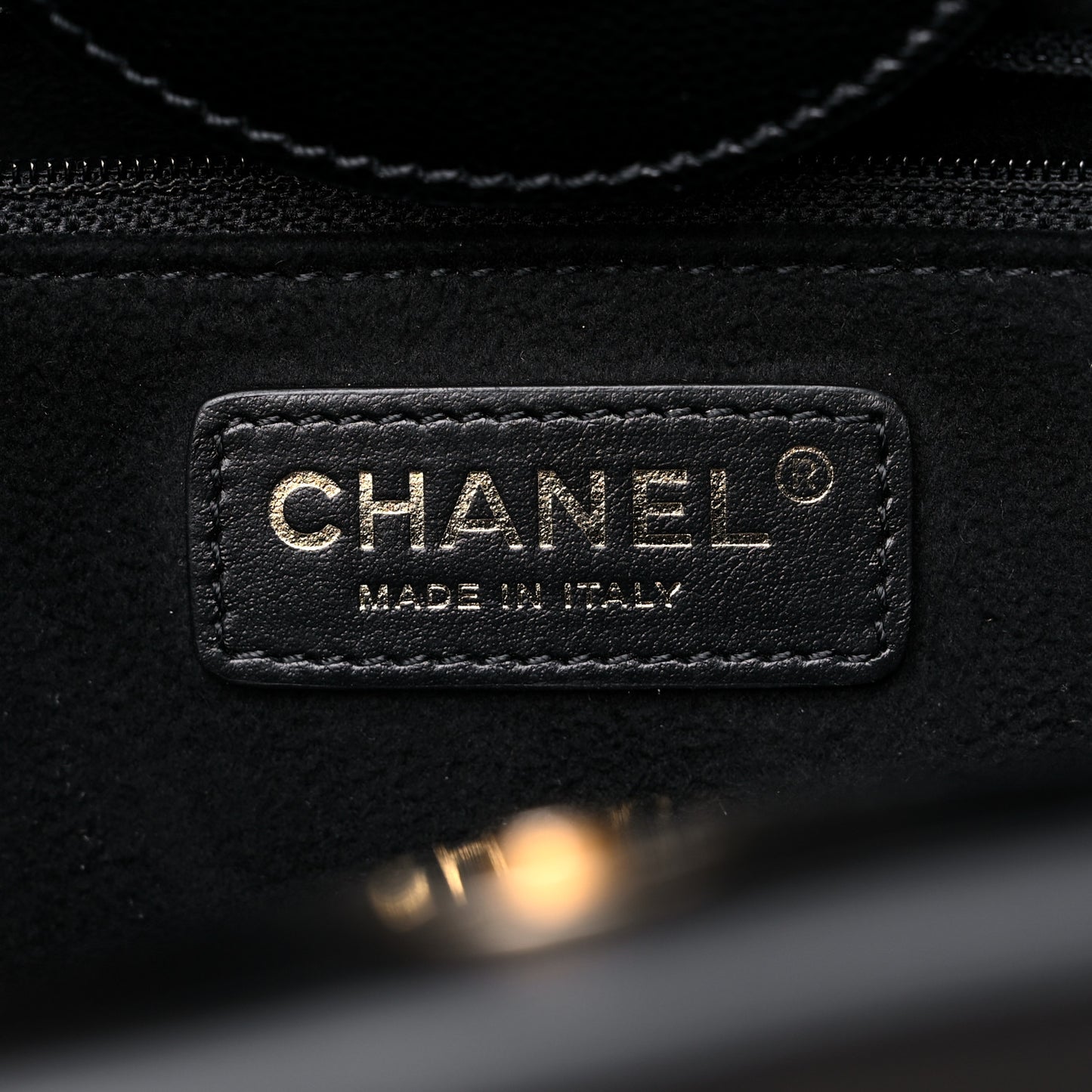 Caviar Small Studded Deauville Tote Black