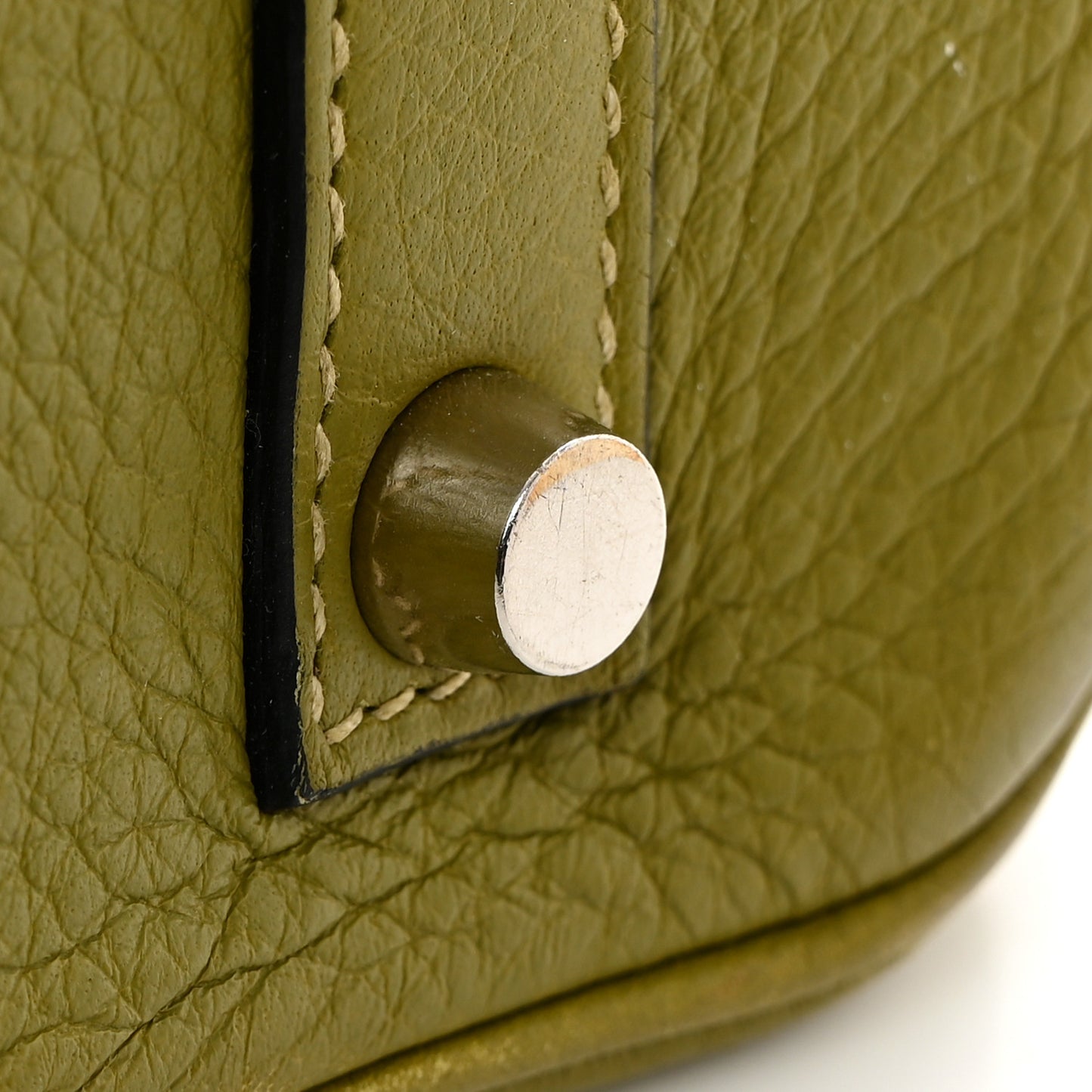 Taurillon Clemence Birkin 35 Vert Chartreuse