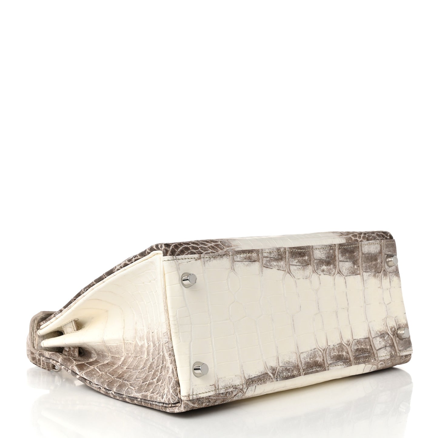 Matte Niloticus Crocodile Himalaya Kelly Retourne 28 White