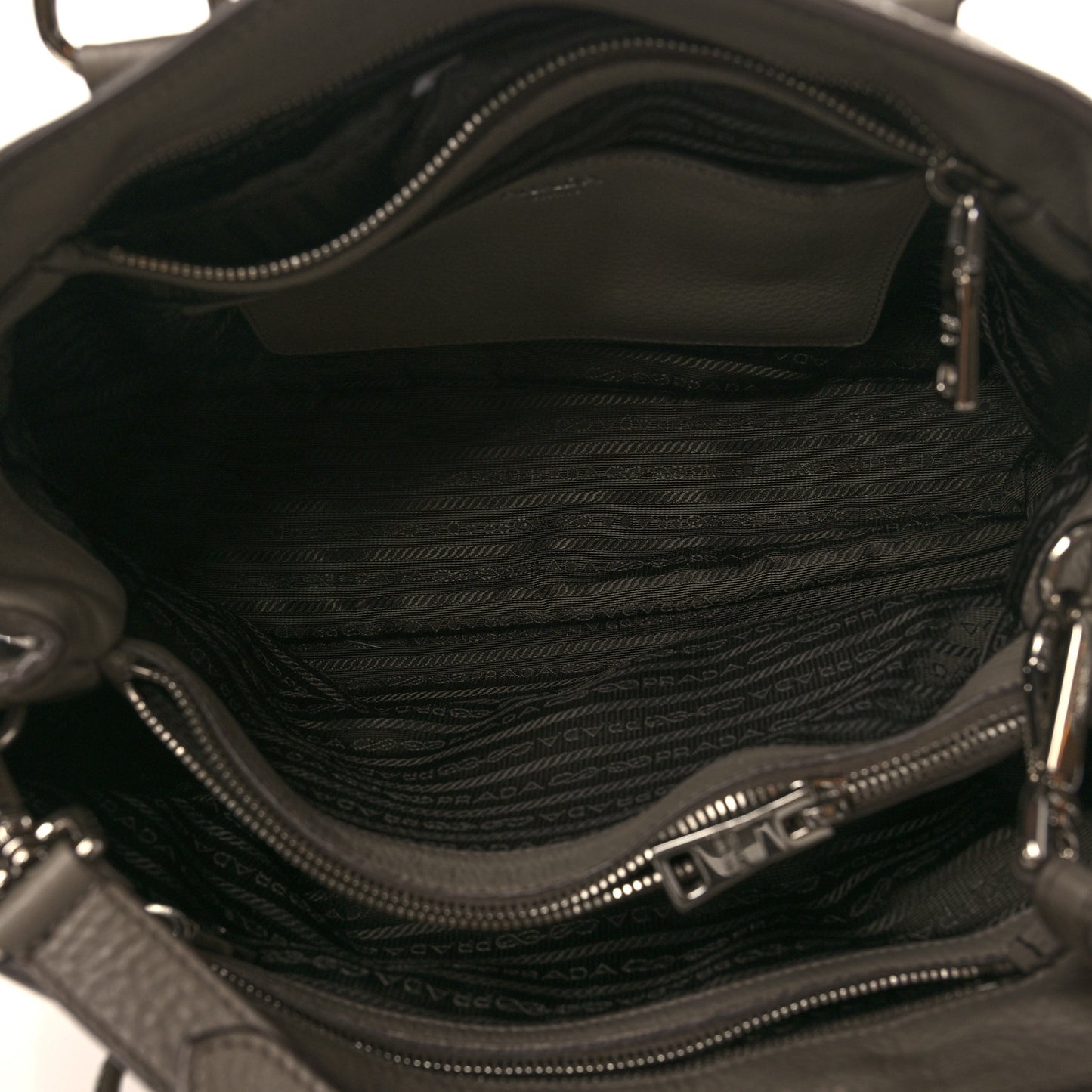 Soft Calf Double Zip Shoulder Bag Argilla