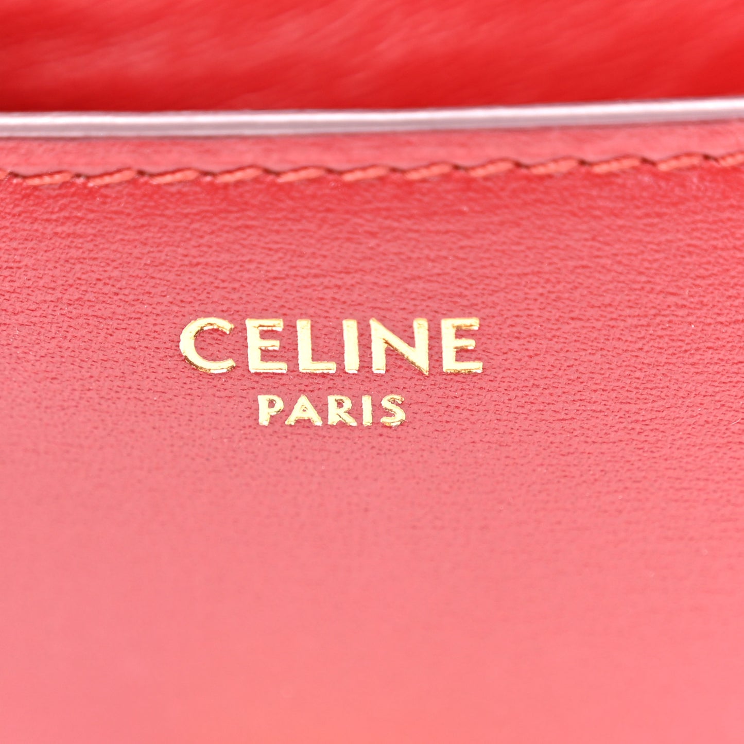Box Calfskin Teen Classic Box Flap Bag Red