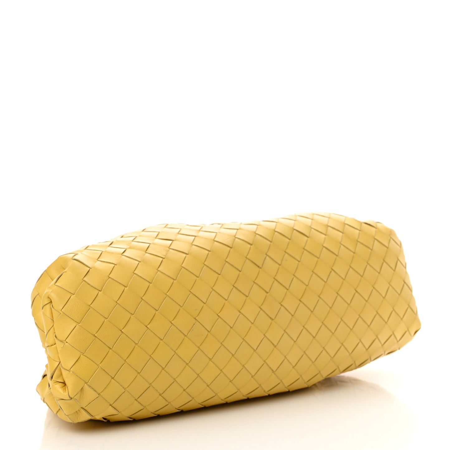 Nappa Maxi Intrecciato The Pouch Oversized Clutch Corn