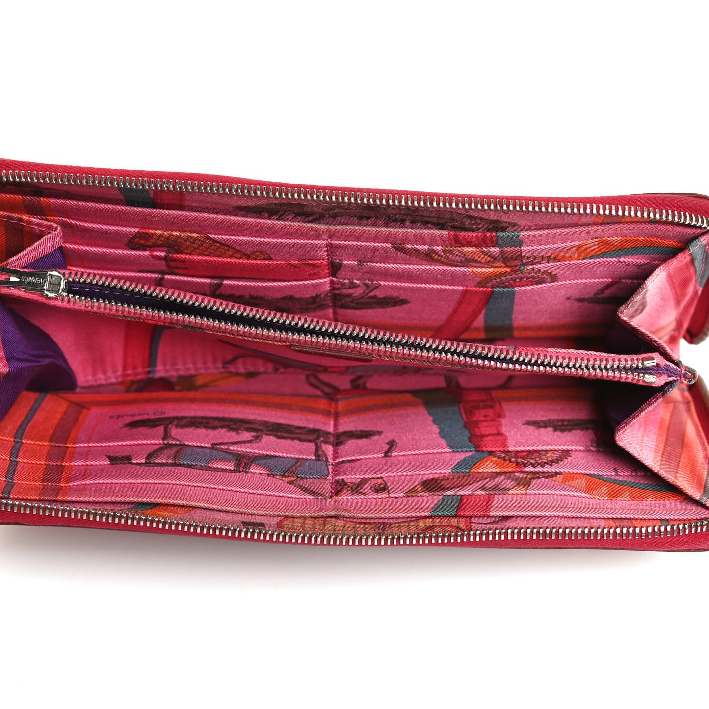 Epsom Silk'In Wallet Bougainvillea