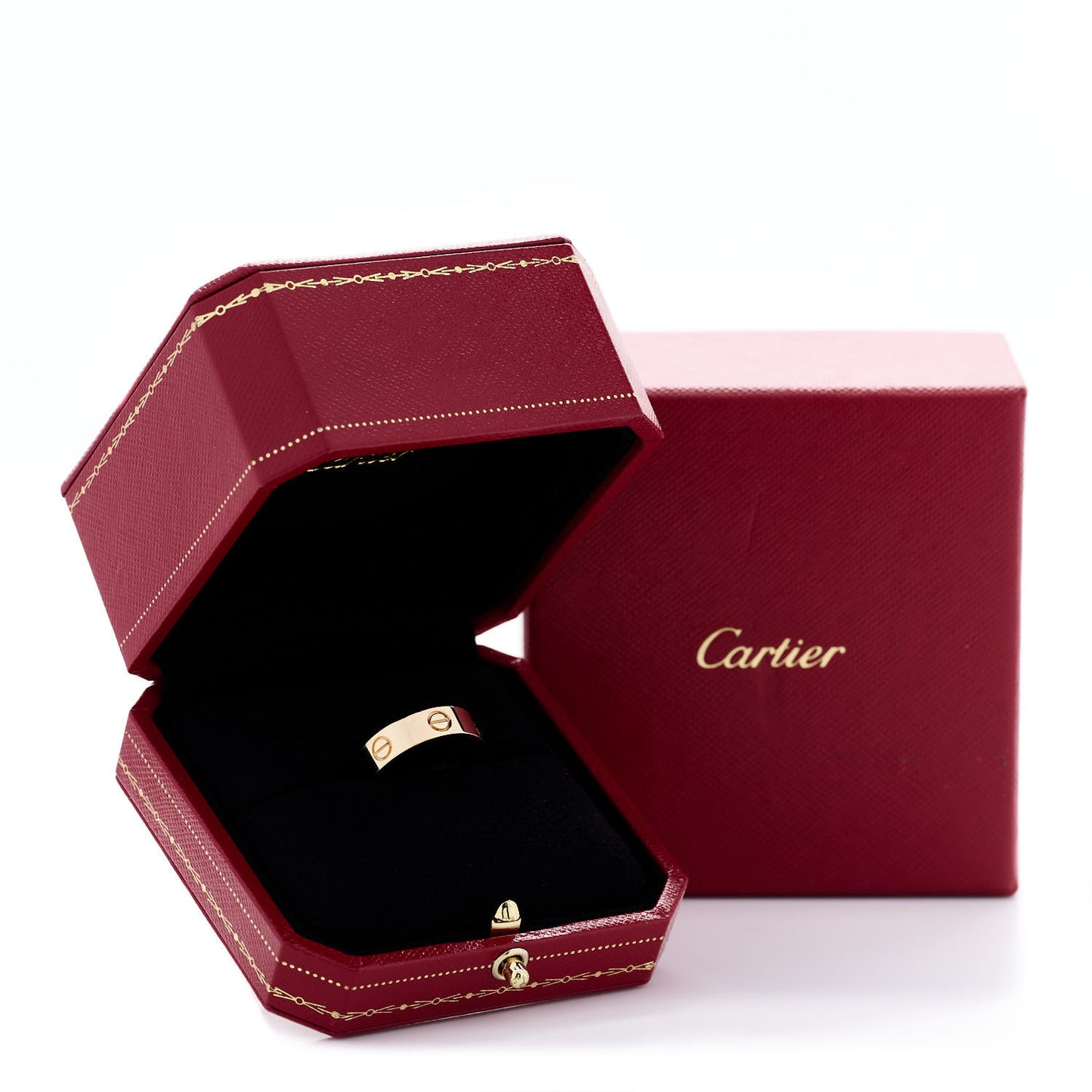 18K Yellow Gold 5.5mm LOVE Ring 56 7.75