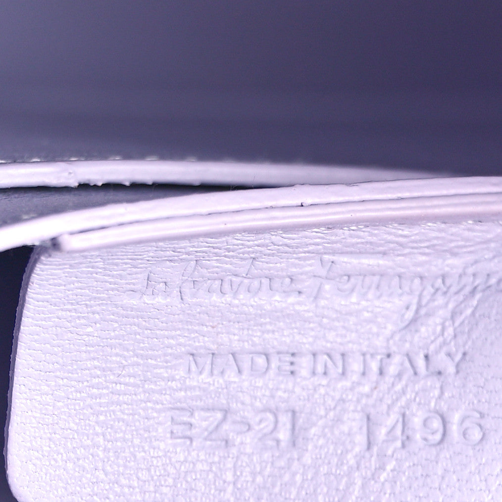 Salvatore Ferragamo Calfskin Floral Print Small The Studio Bag Mascarpone 6 of 10