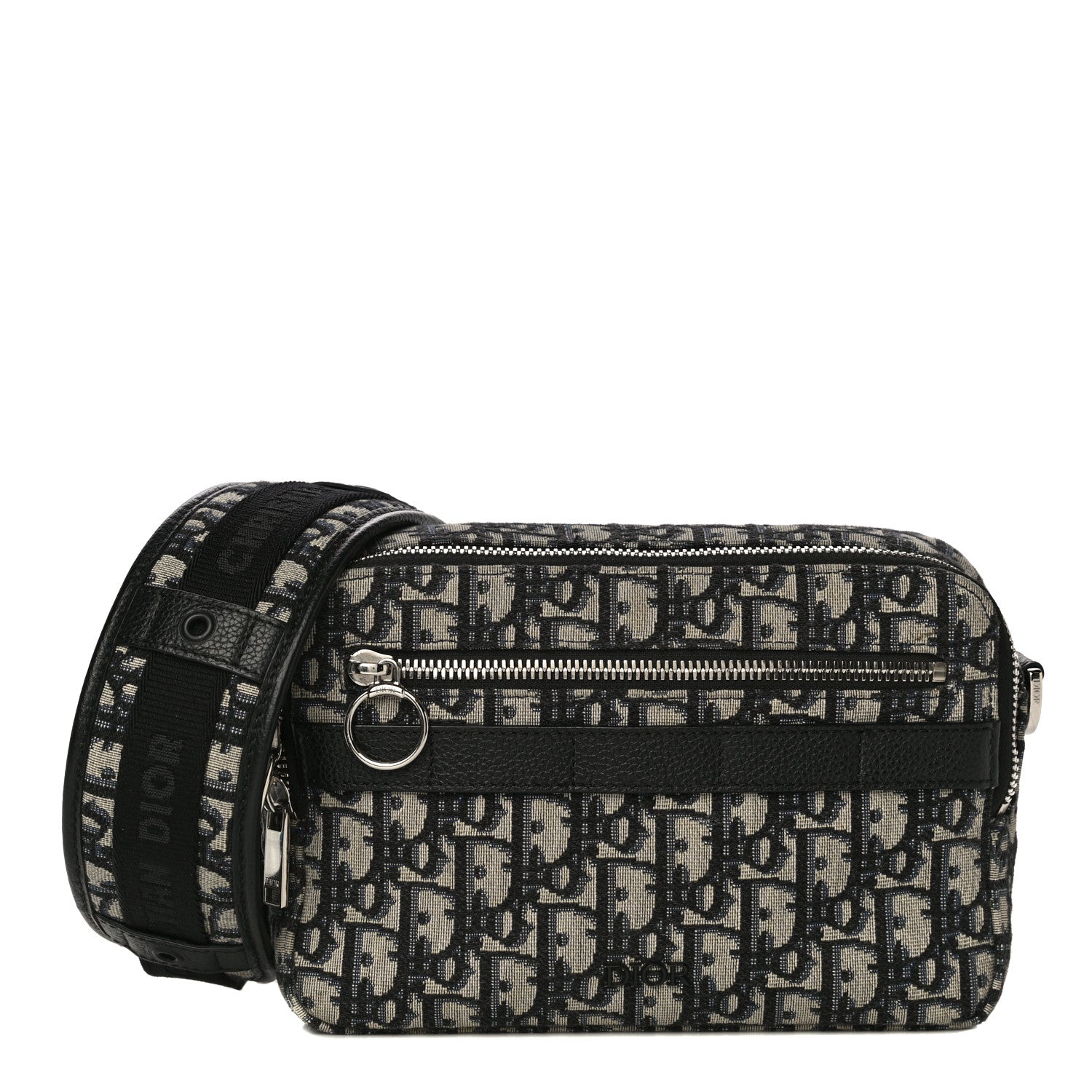 Christian Dior HOMME Oblique Safari Messenger Blue 1 of 10