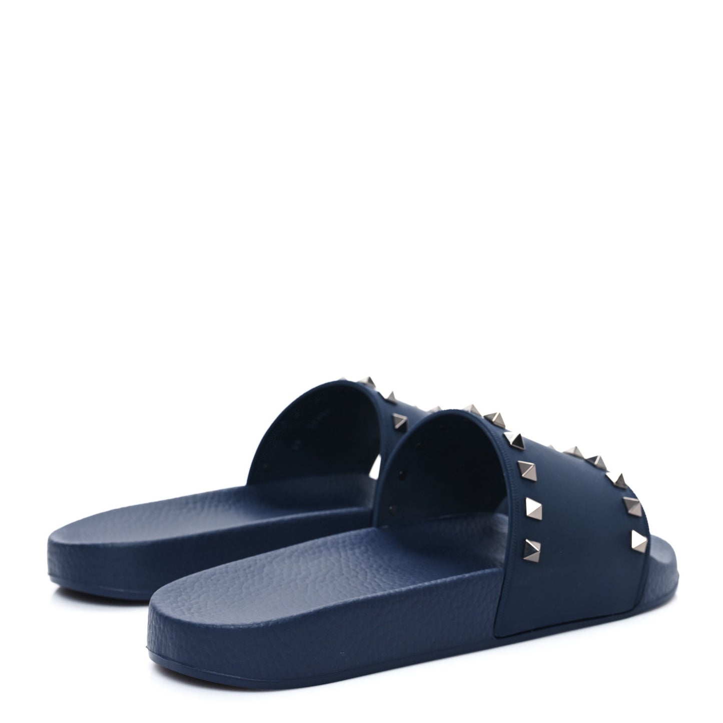 Rubber Rockstud Slide Sandals 41 Marine