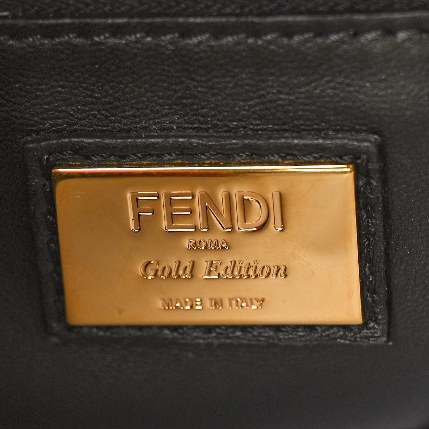 Nappa Studded Mini Peekaboo Iconic Satchel Black
