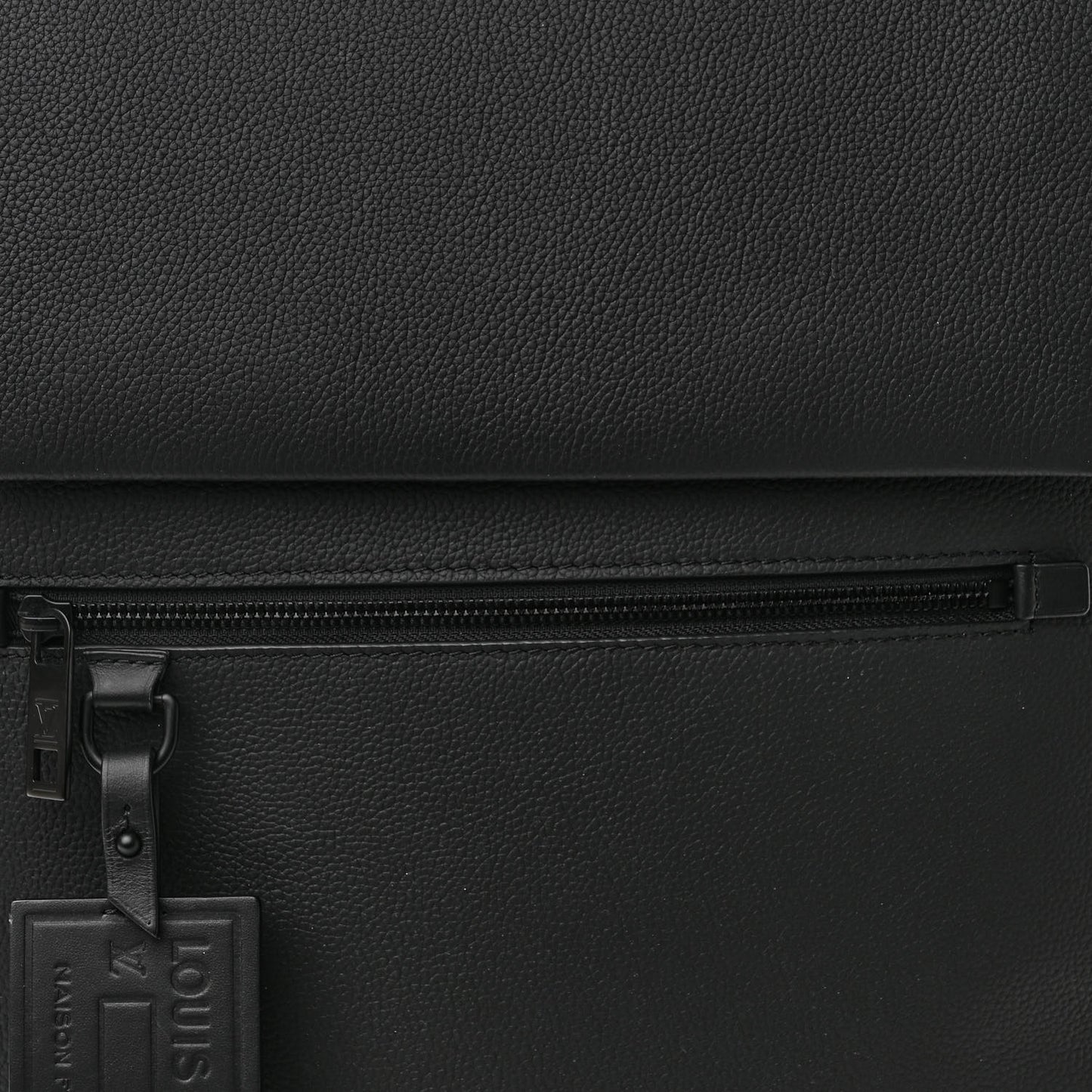 Calfskin Aerogram Fastline Backpack Black
