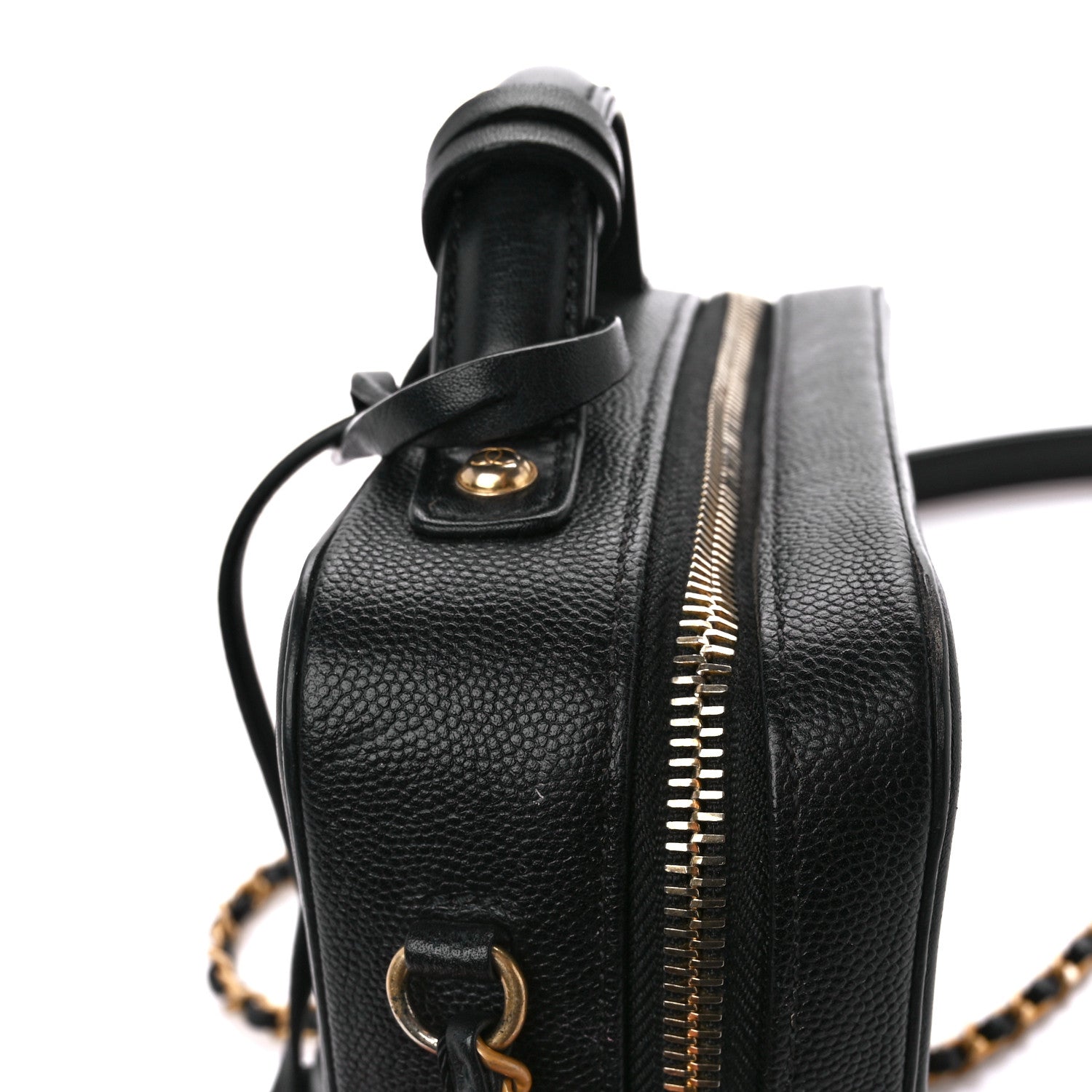 Chanel Caviar Quilted Small CC Filigree Vanity Case Black 12 of 12
