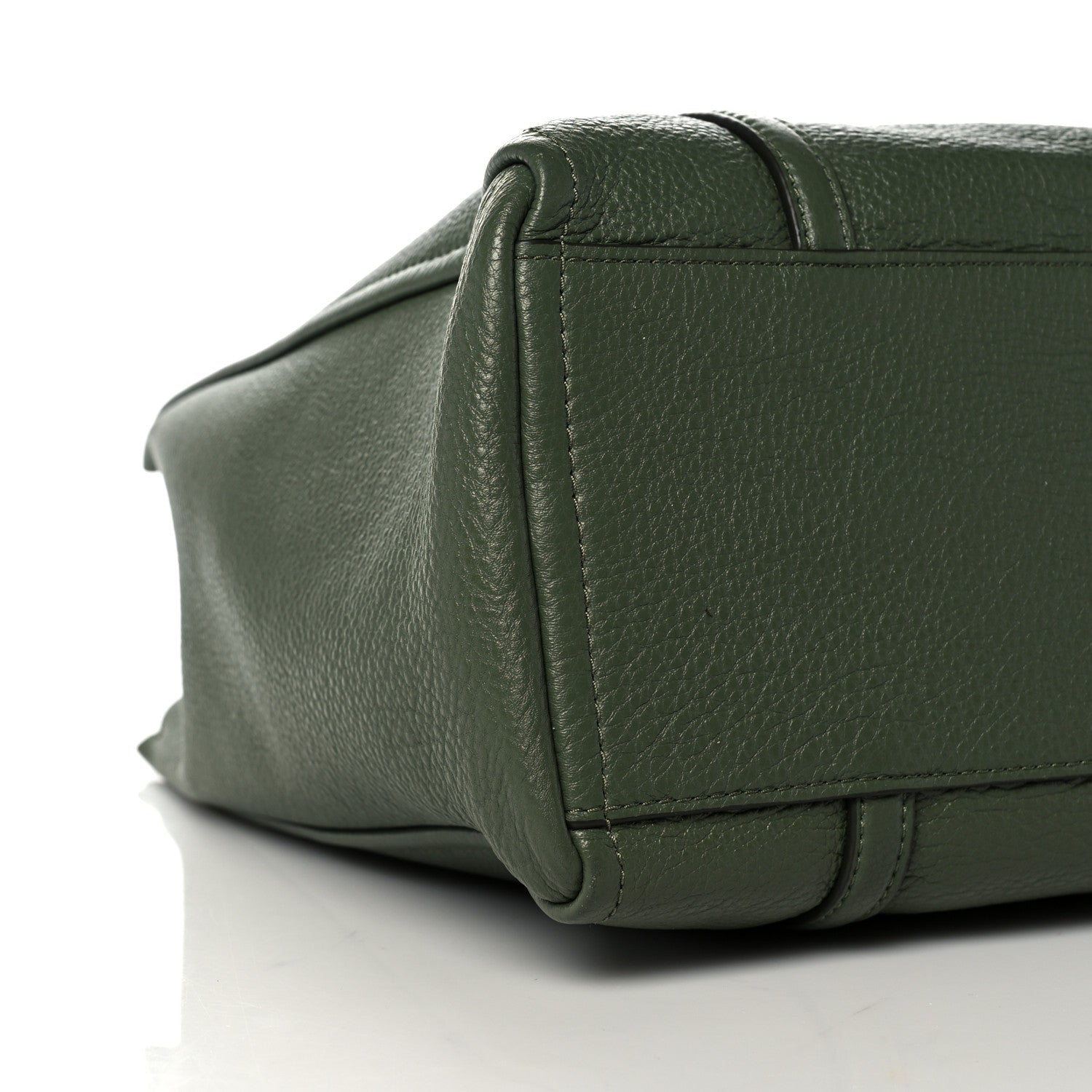 Marc Jacobs Grained Calfskin The Tag Tote Green 5 of 10