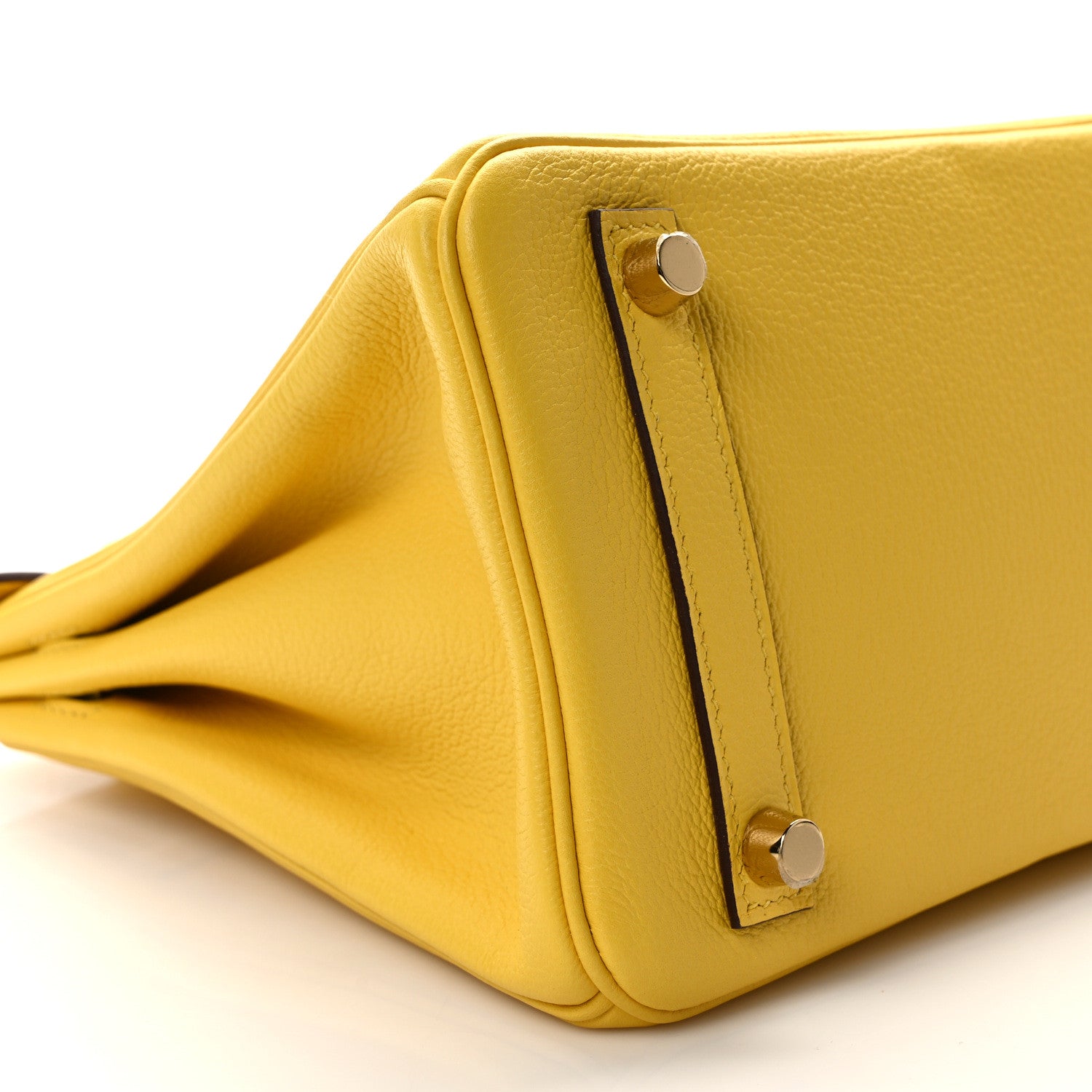 Hermes Taurillon Novillo Birkin 25 Jaune De Naples 8 of 10