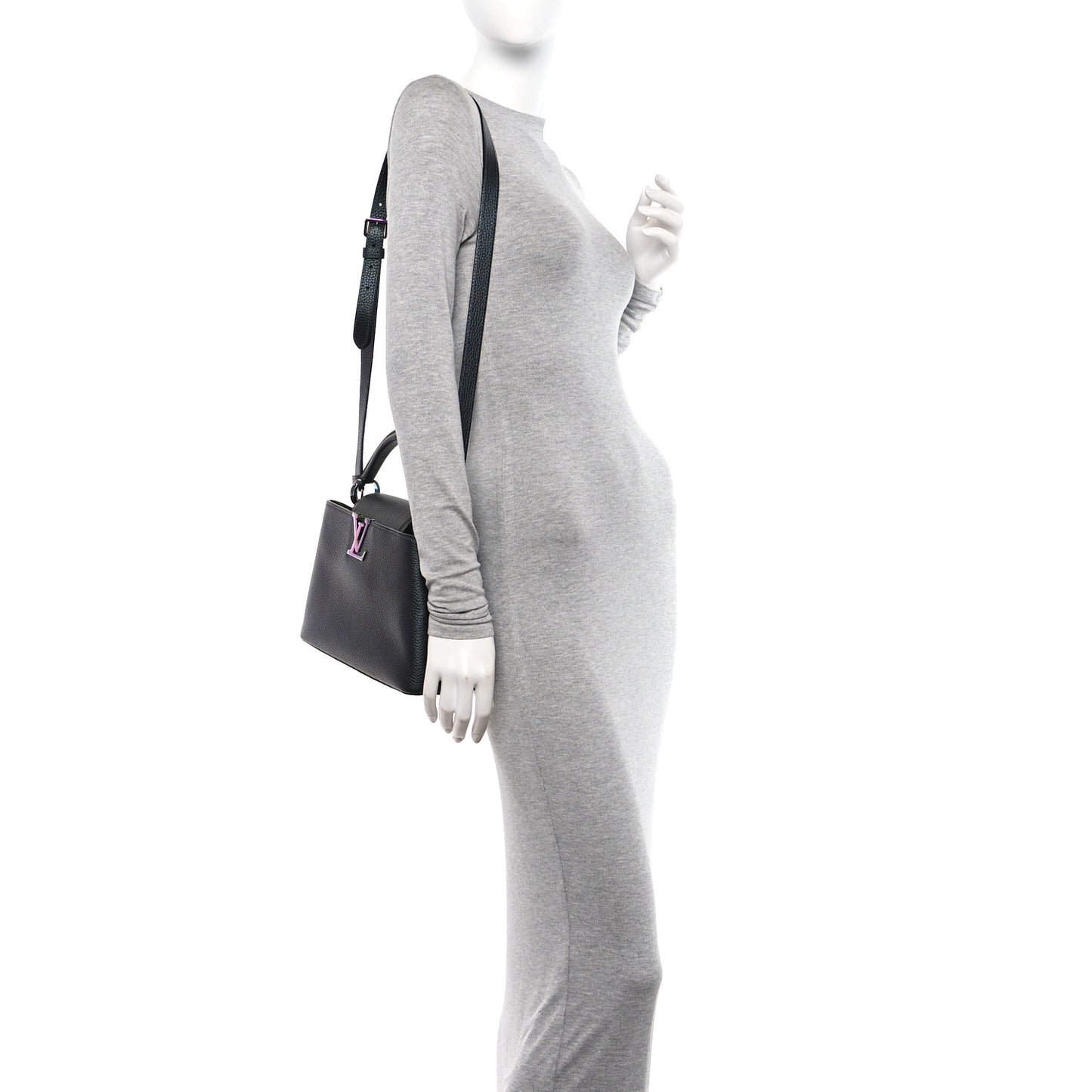 Taurillon Capucines BB Scarabeo Iridescent Black