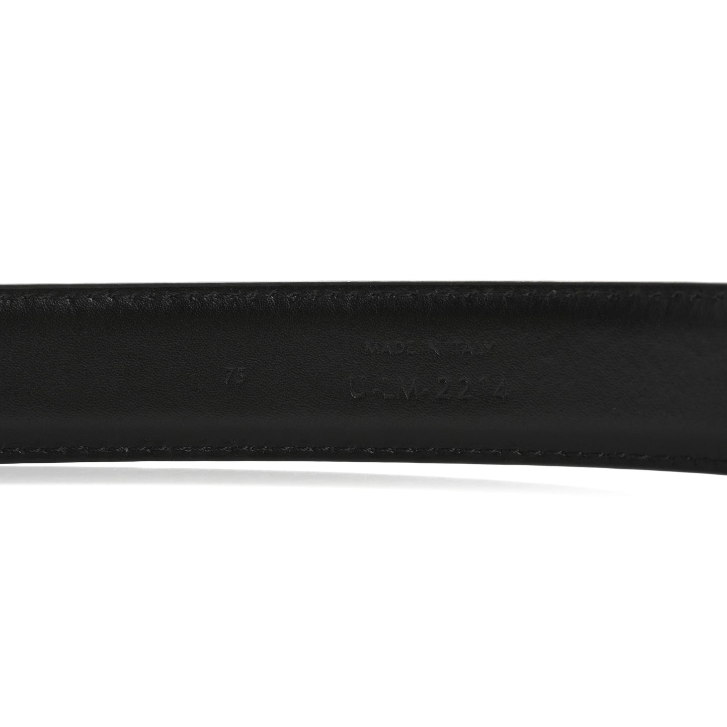 Box Calfskin Small 25mm Triomphe Belt 75 30 Black