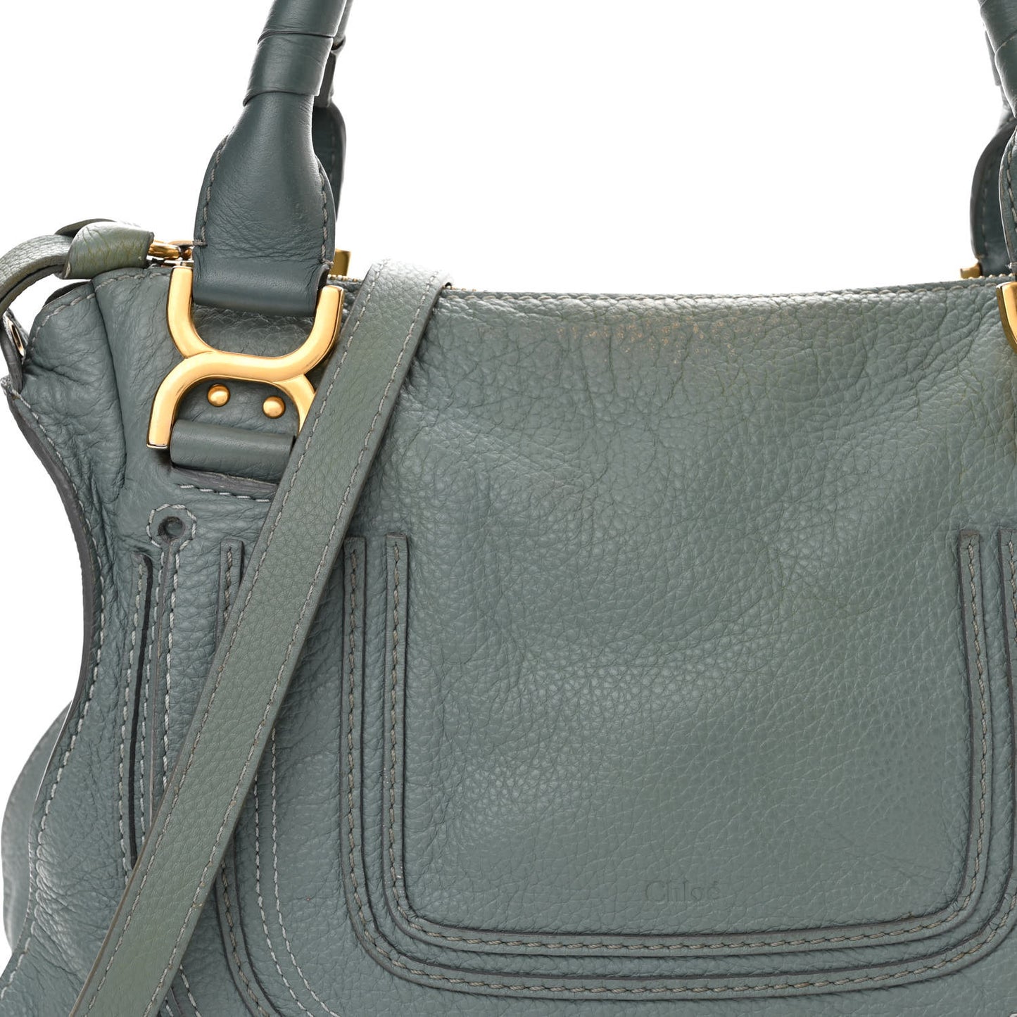 Calfskin Medium Marcie Satchel Fresh Mint