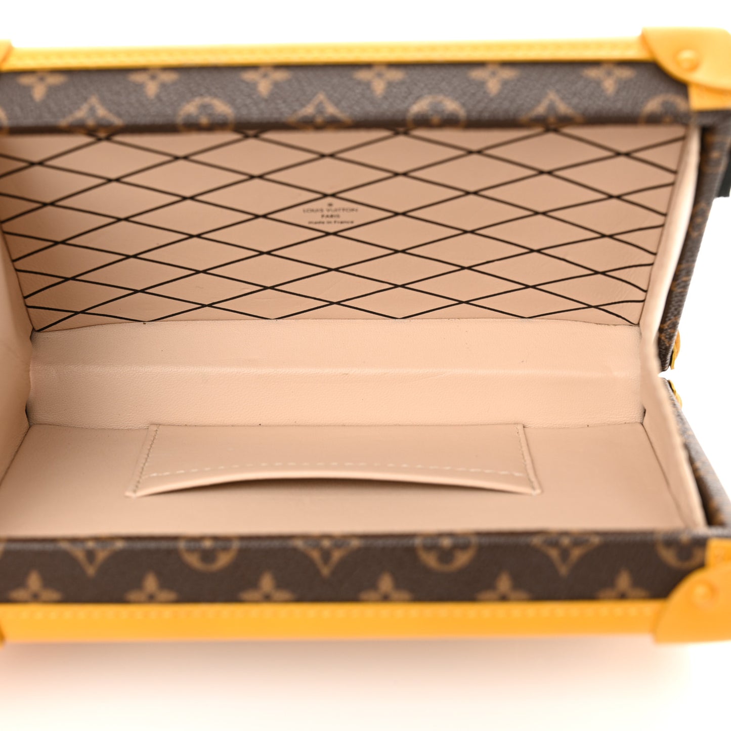 Monogram Petite Malle Brown Yellow