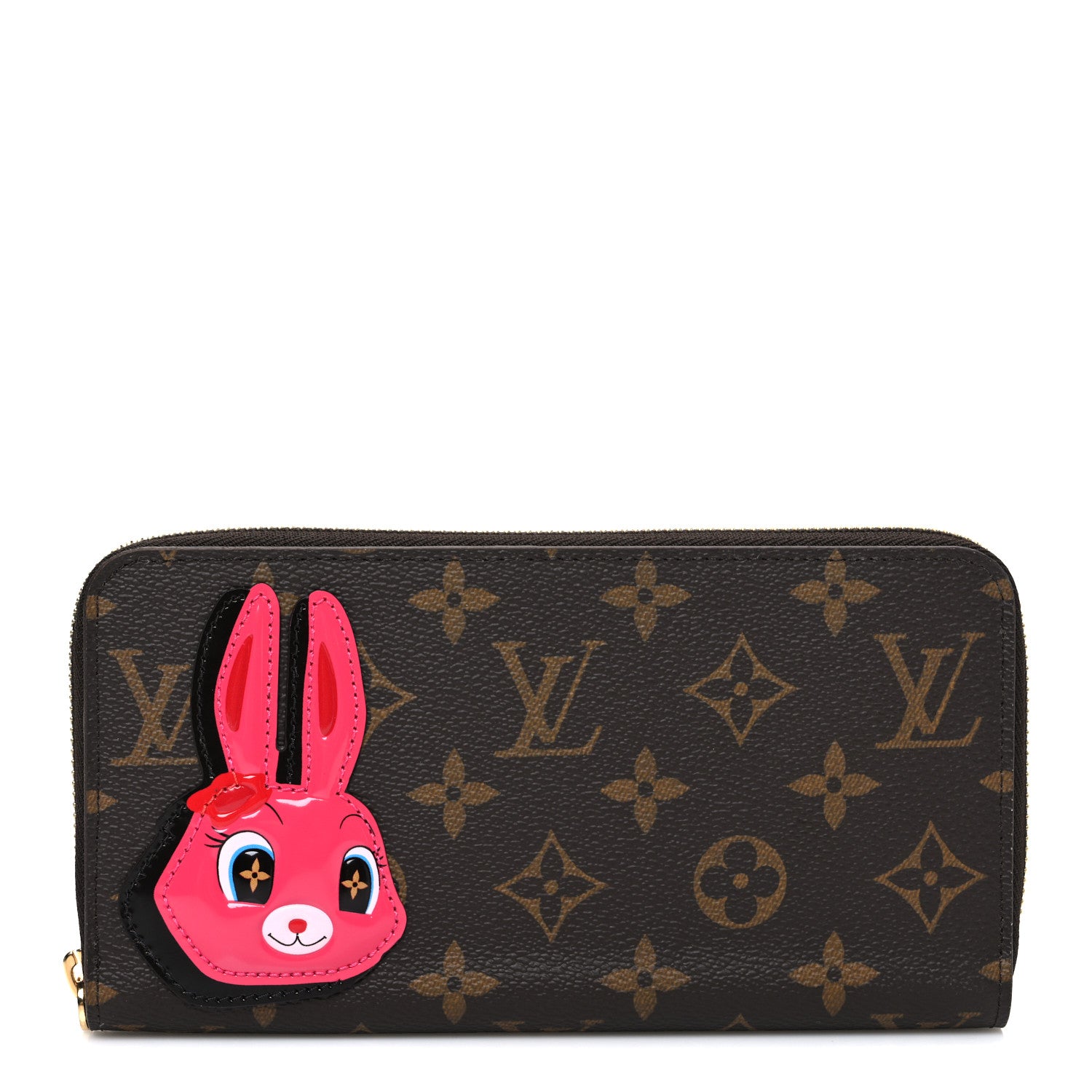 Louis Vuitton LV X SY Monogram Rabbit Zippy Wallet Pink 1852806