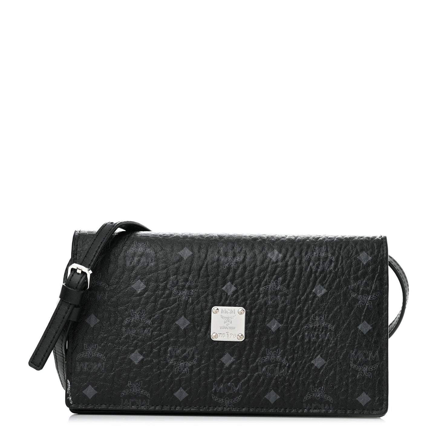 Visetos Chain Wallet Crossbody Black