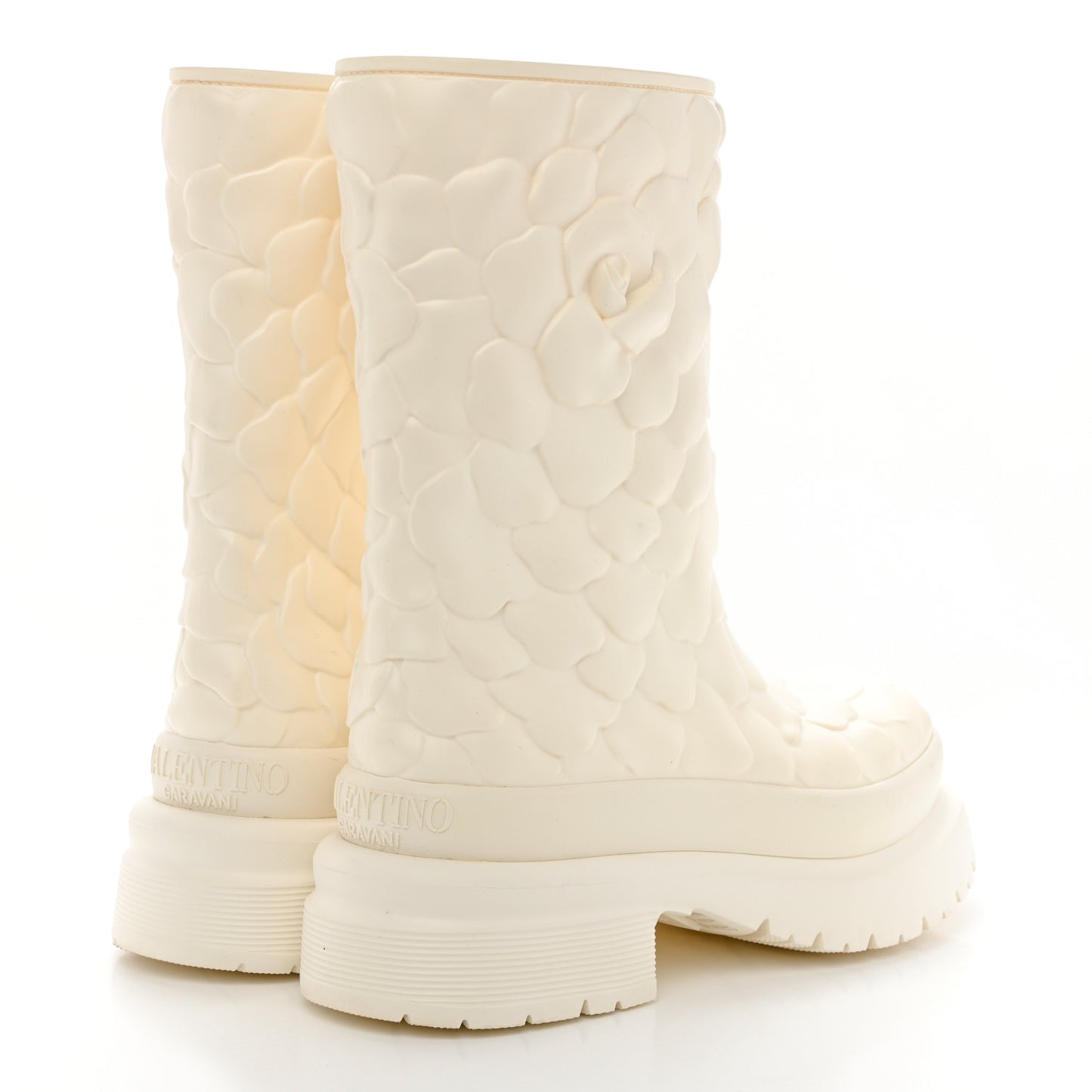 Rubber Atelier 03 Rose Edition 30/50mm Short Rainboots 41 Avorio