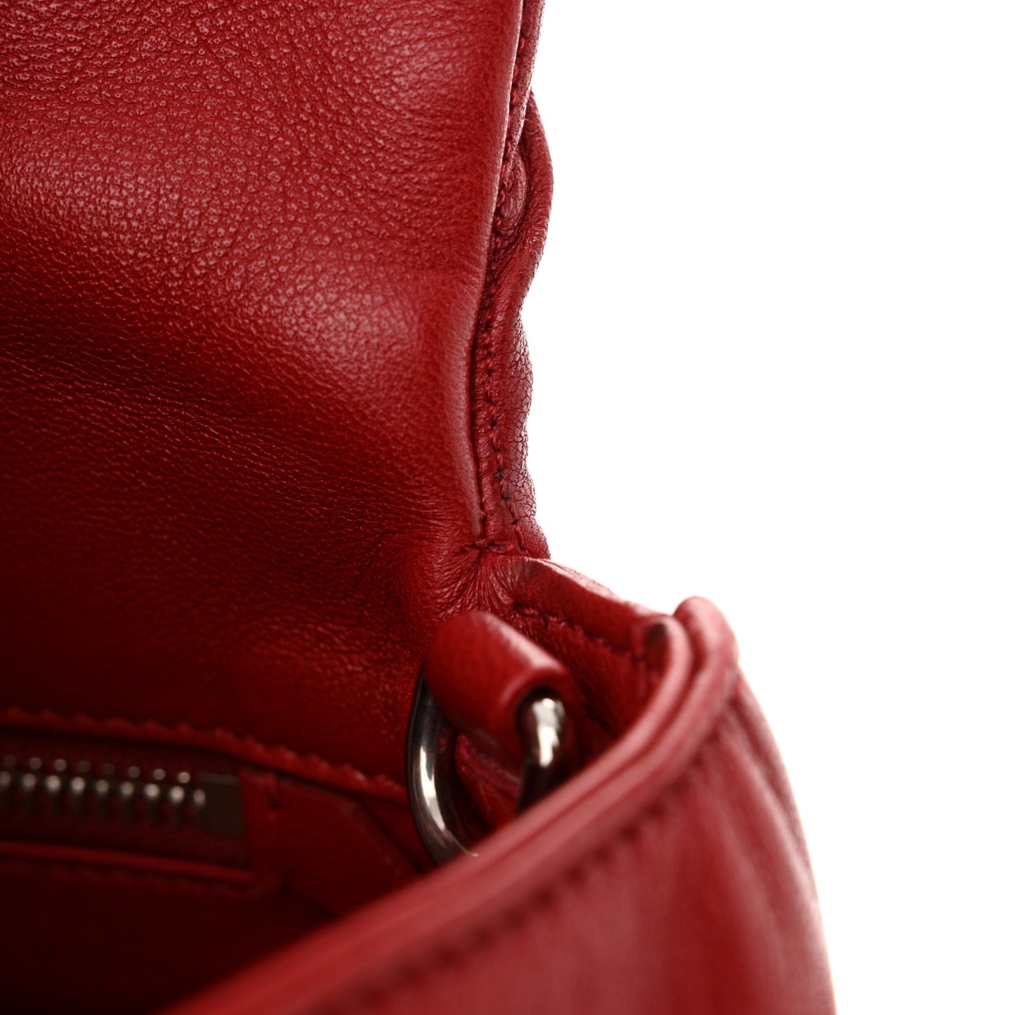 Nappa Matelasse Messenger Fuoco