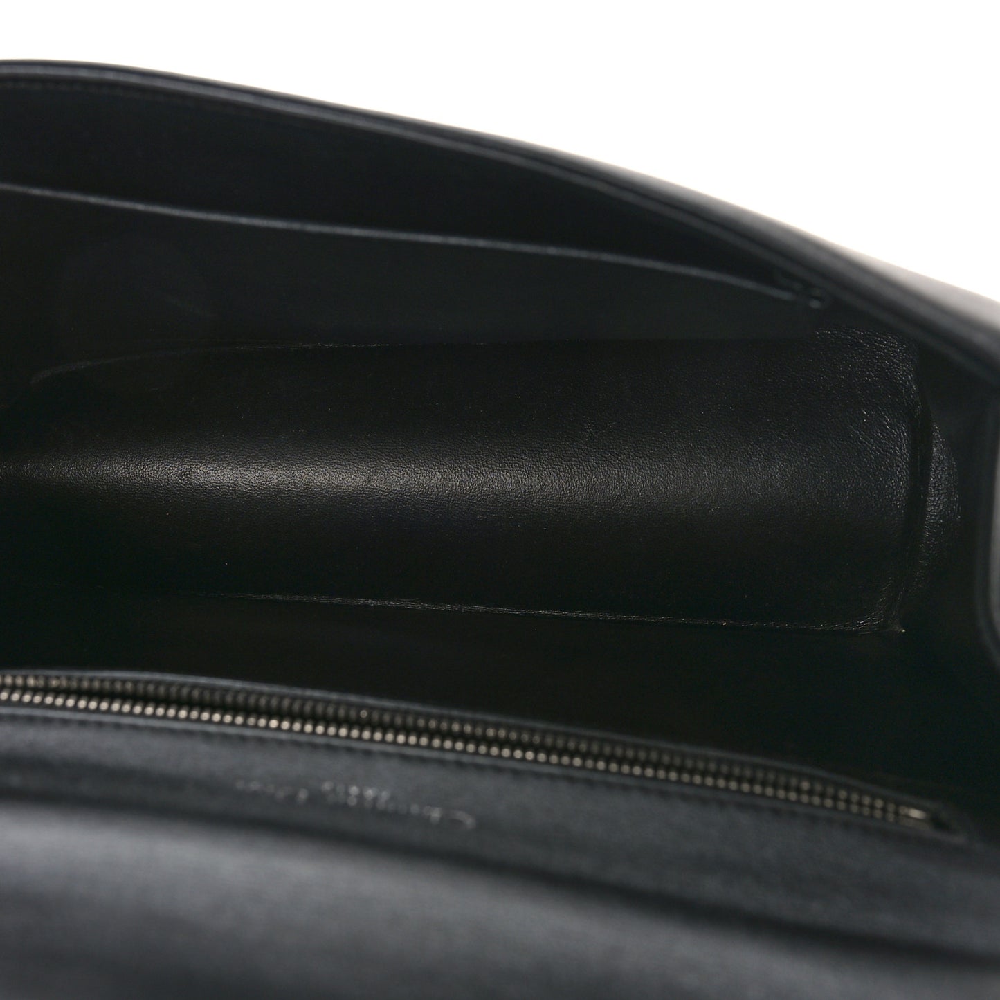 Calfskin Paradise Diorama Flap Bag Black