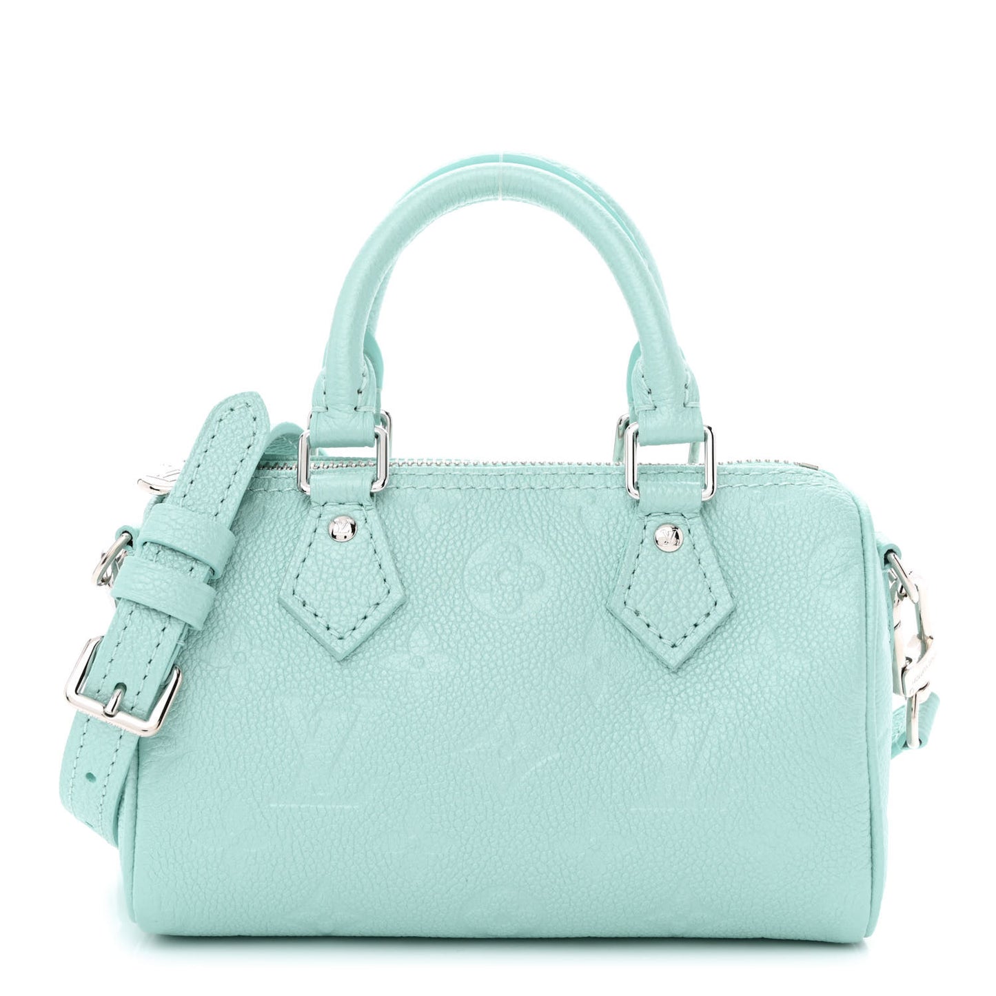 Empreinte Monogram Nano Speedy Pearly Lagoon Turquoise