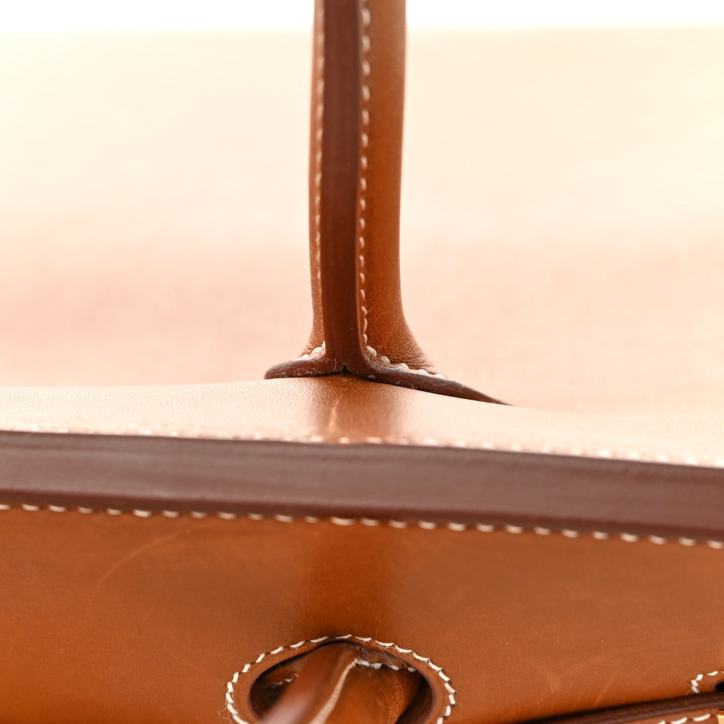 Natural Barenia Birkin 35 Fauve