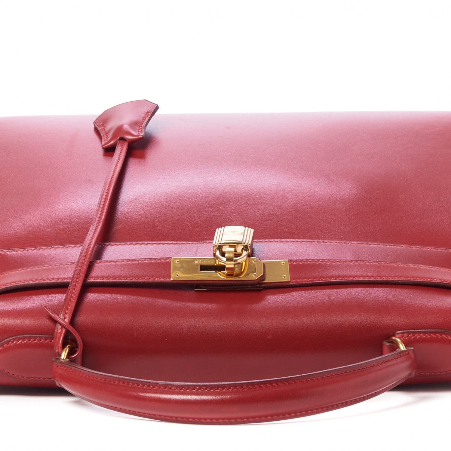 Hermes Box Kelly Sellier 32 Rouge Vif 6 of 35