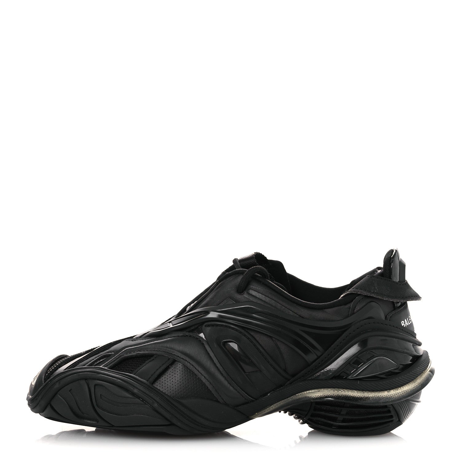 Balenciaga Rubber Mesh Womens Tyrex Sneakers 39 Black 1819773