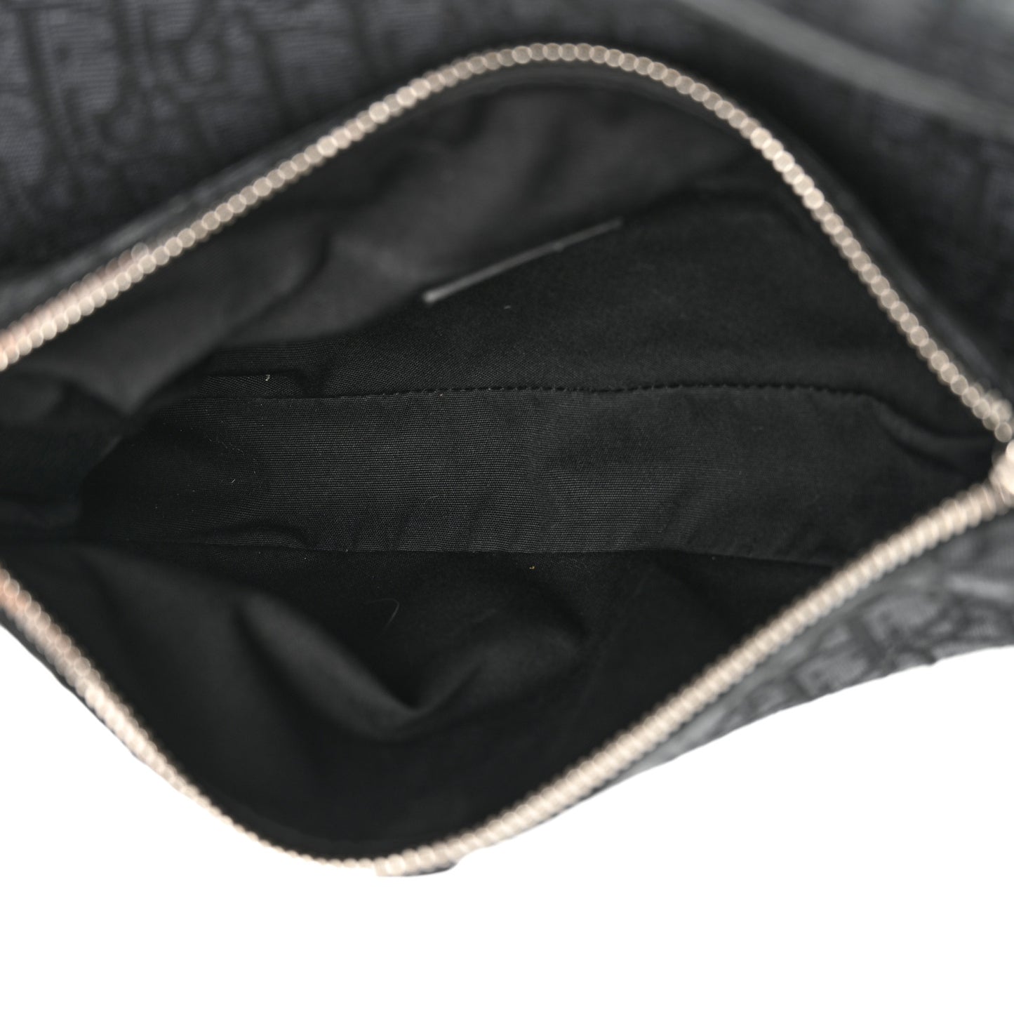 Oblique Mens Saddle Bag Black Blue