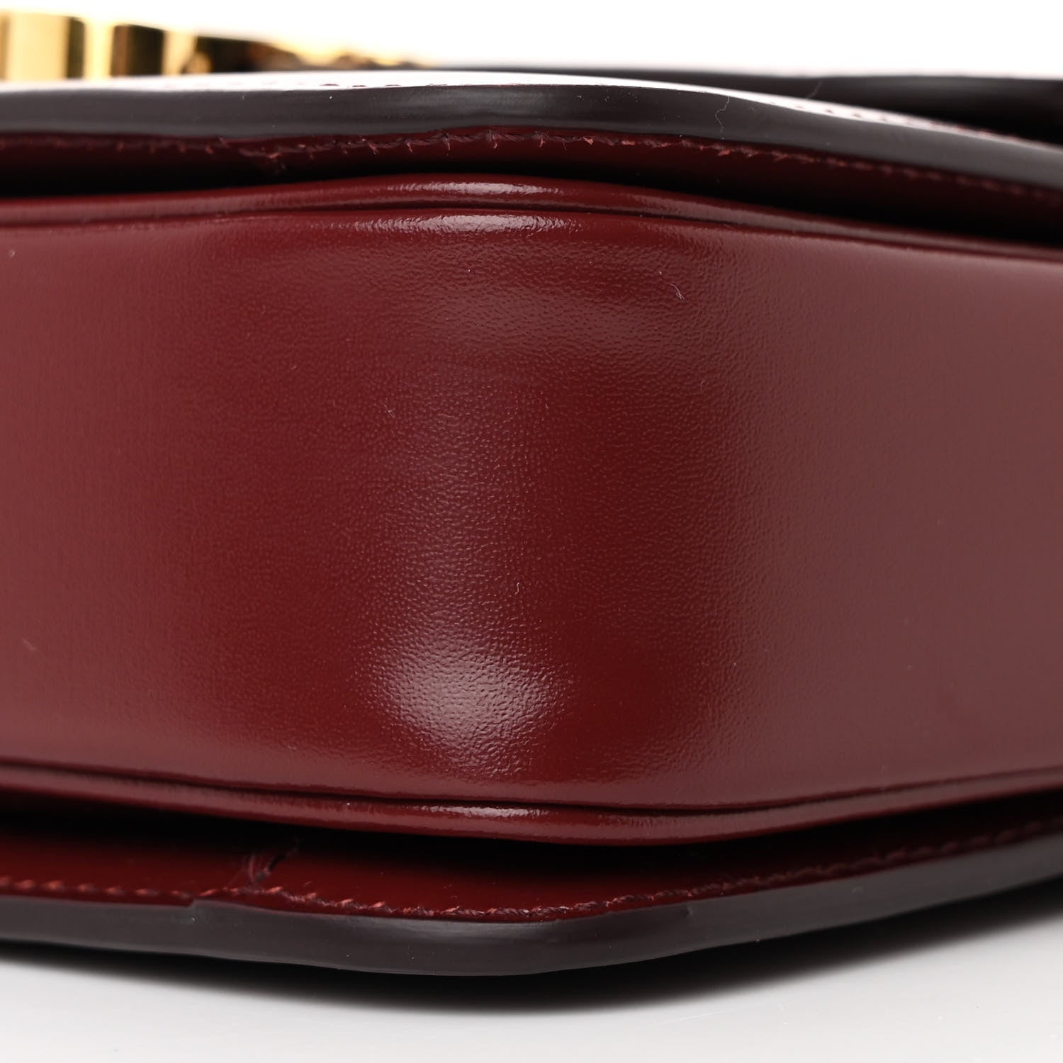 Celine Shiny Calfskin Teen Triomphe Light Burgundy 12 of 15