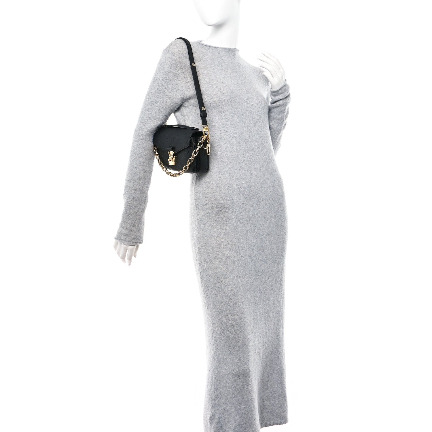 Louis Vuitton Empreinte Pochette Metis East West Black 2 of 10