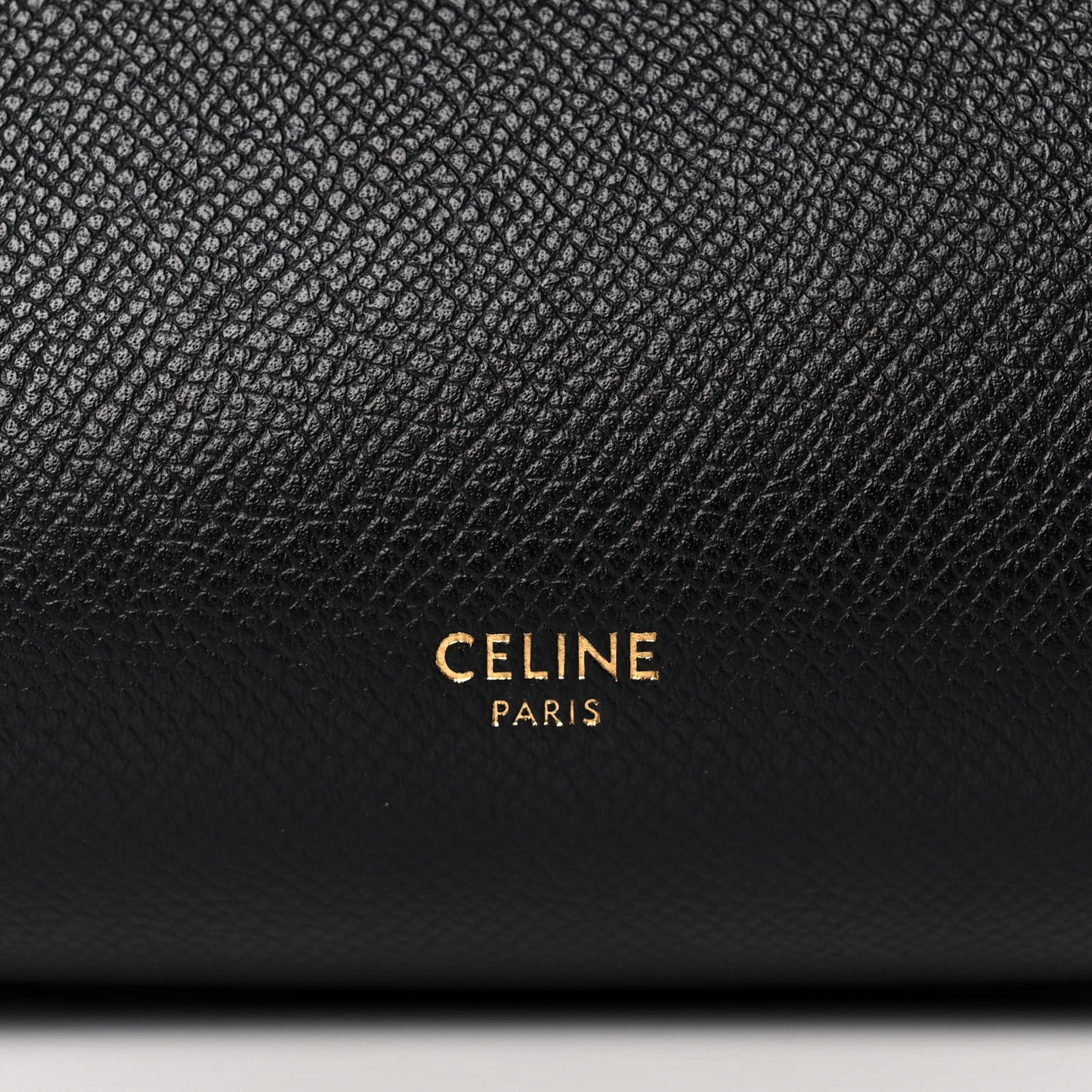 Grained Calfskin Mini Belt Bag Black