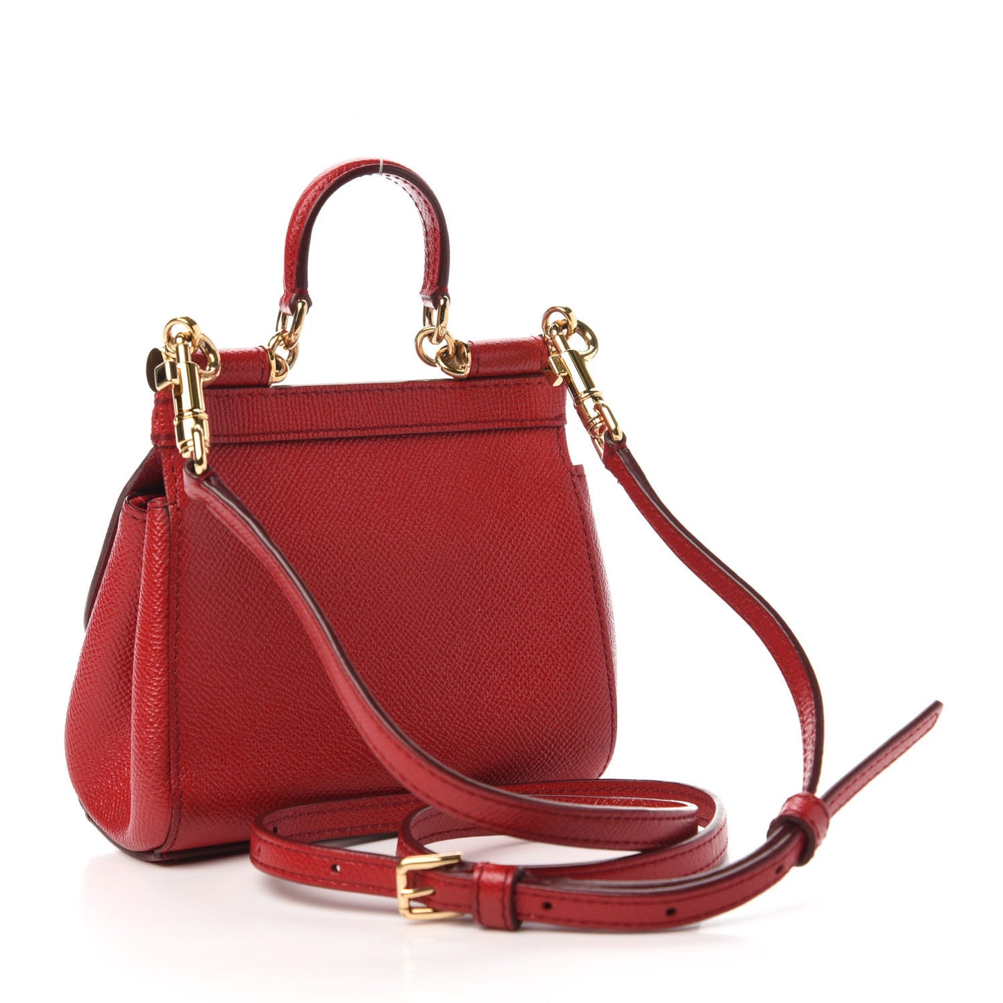 Dauphine Micro Miss Sicily Satchel Red