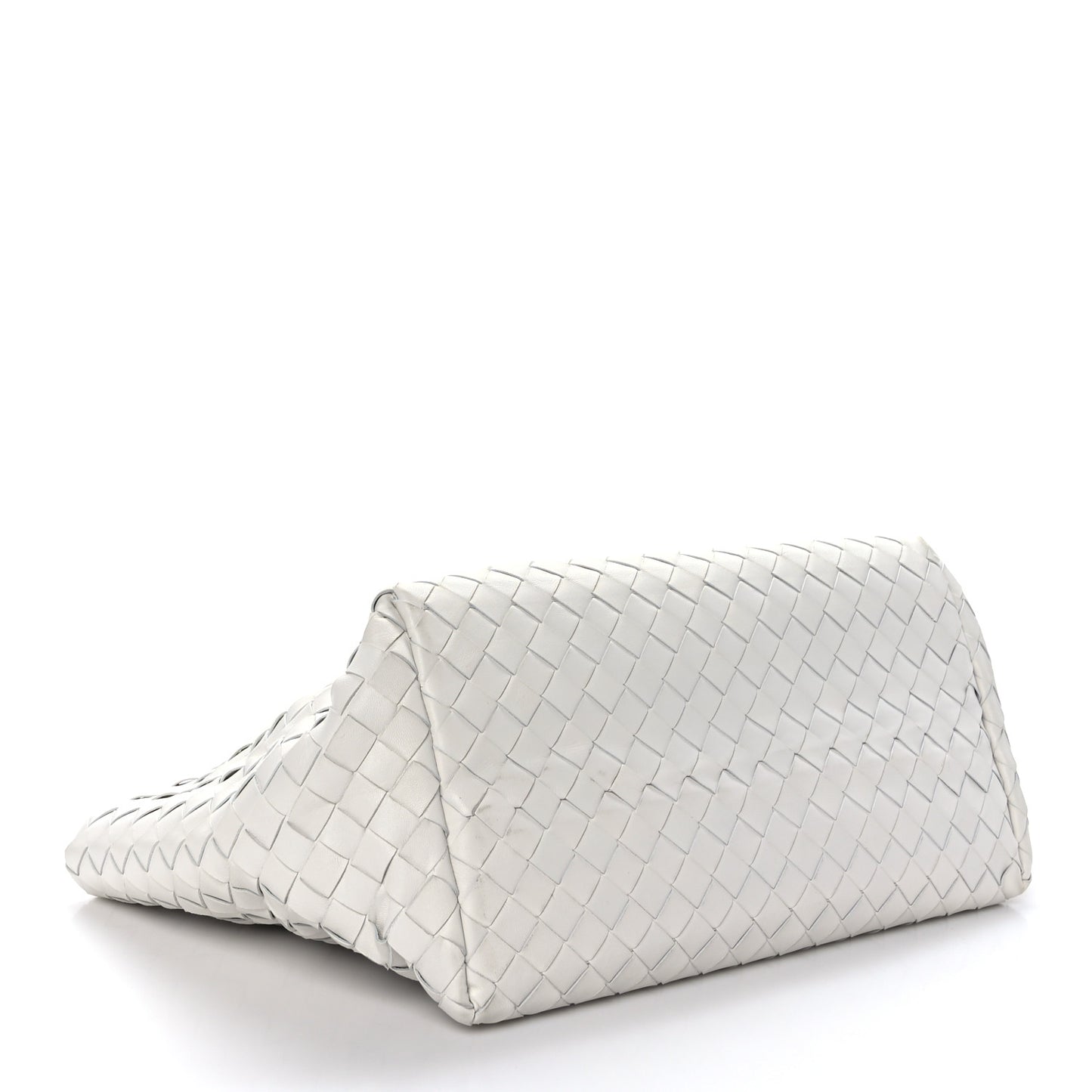 Nappa Intrecciato Tote Bag White