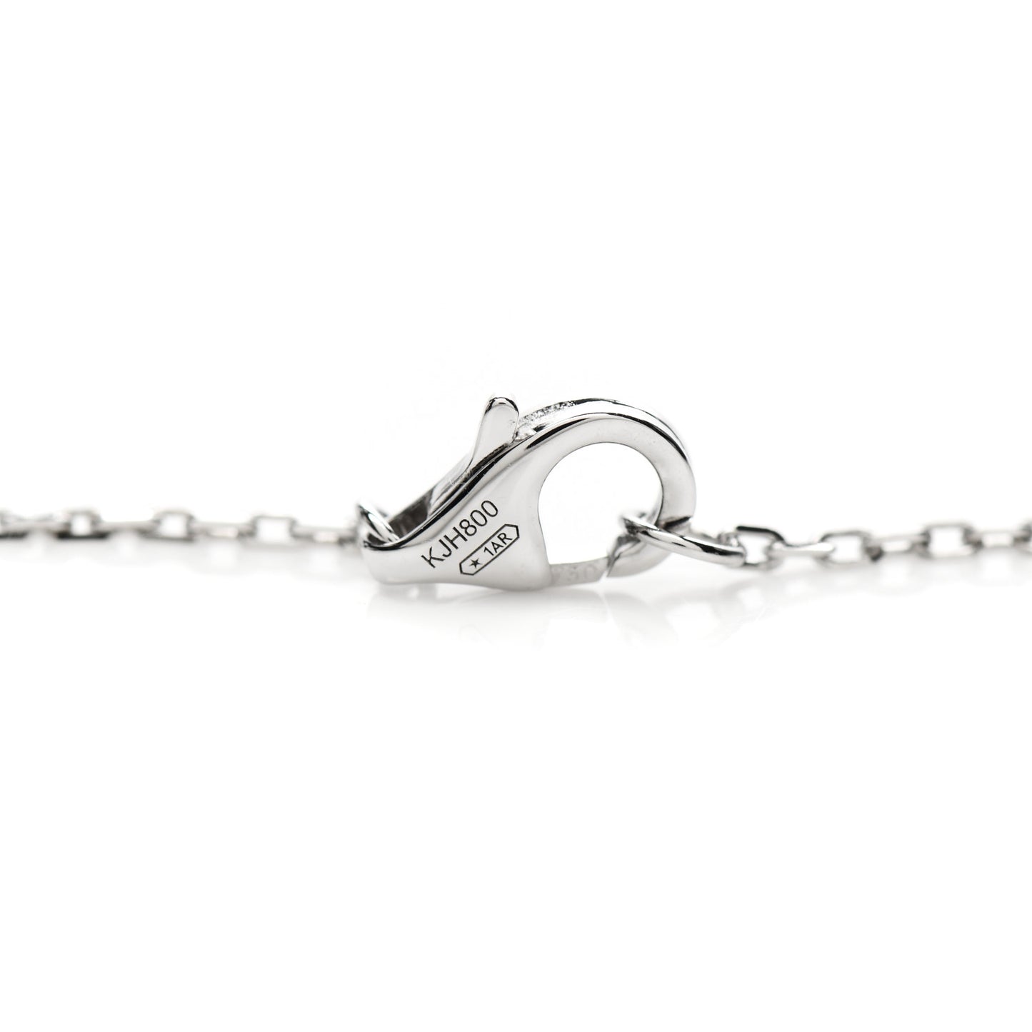 18K White Gold Diamond Juste Un Clou Necklace
