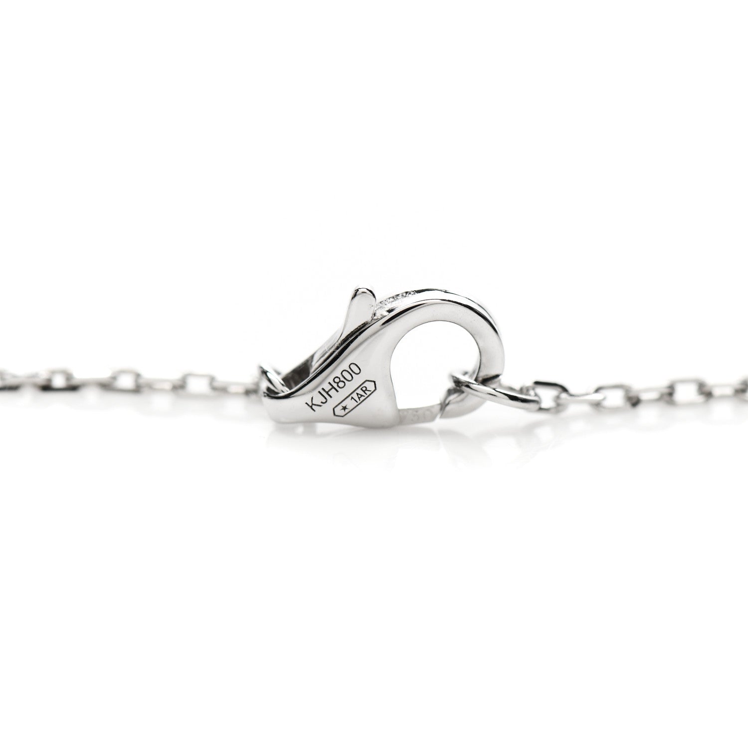 Cartier 18K White Gold Diamond Juste Un Clou Necklace 5 of 5